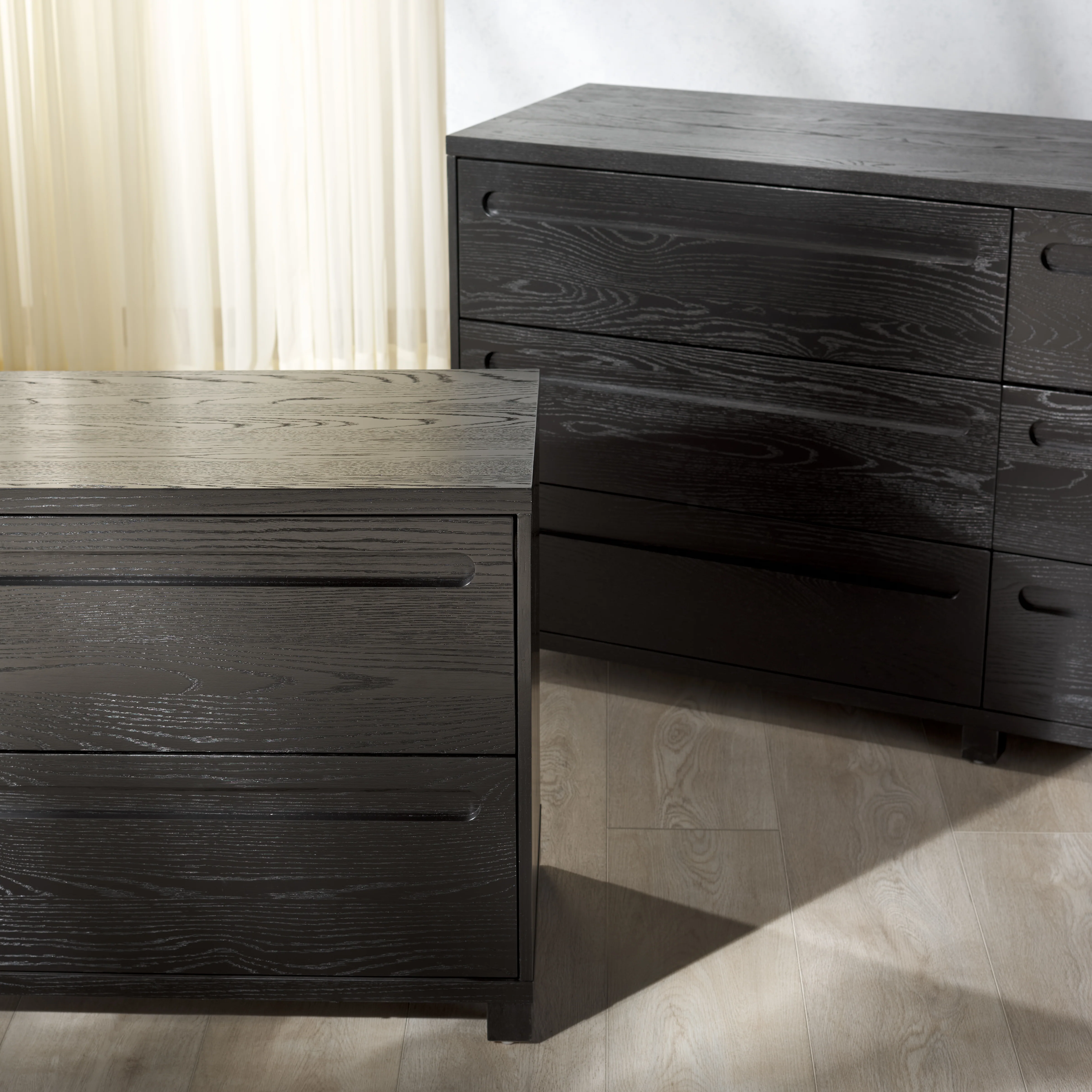 Tobiette 2 Drawer Wood Nightstand - Image 31