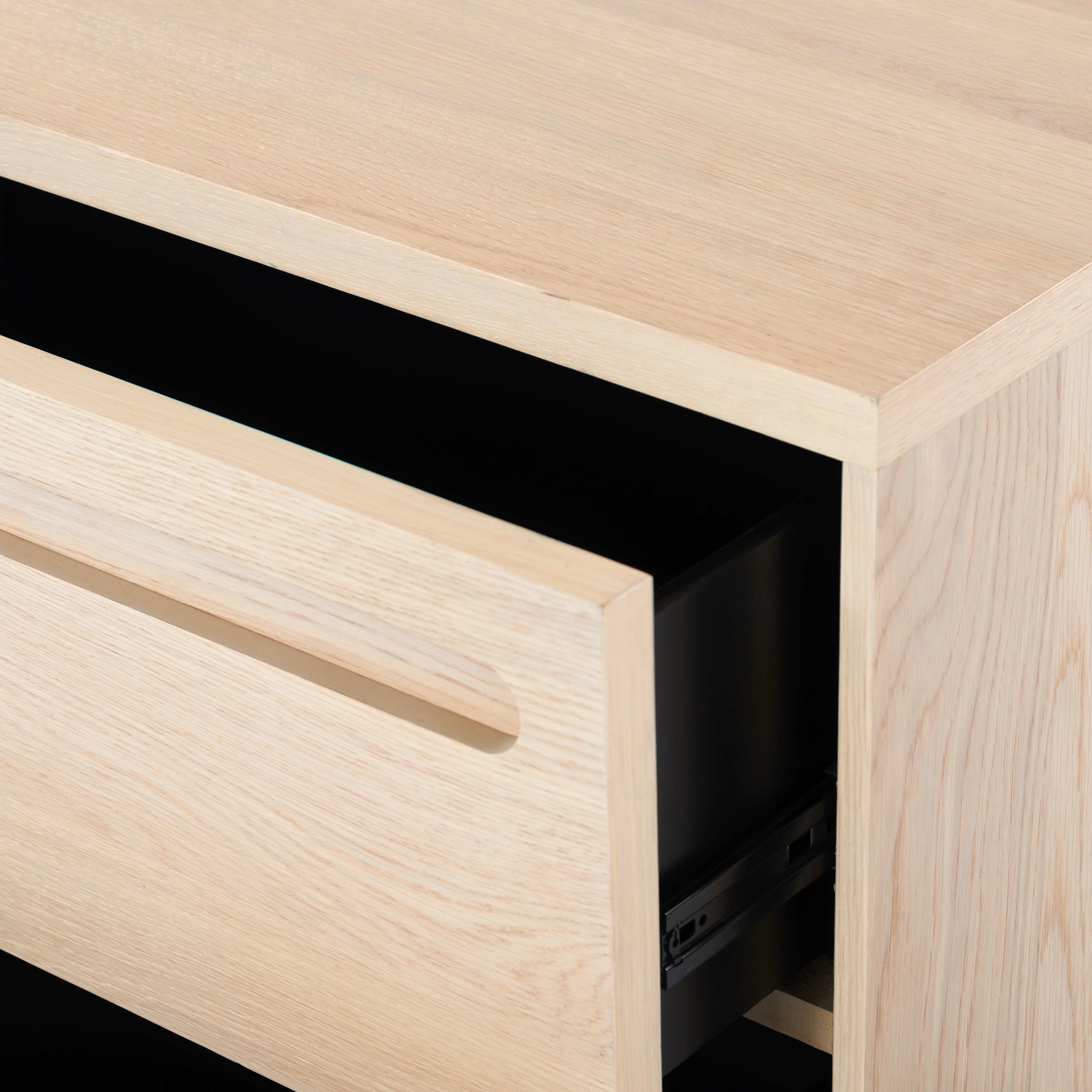 Tobiette 2 Drawer Wood Nightstand - Image 5