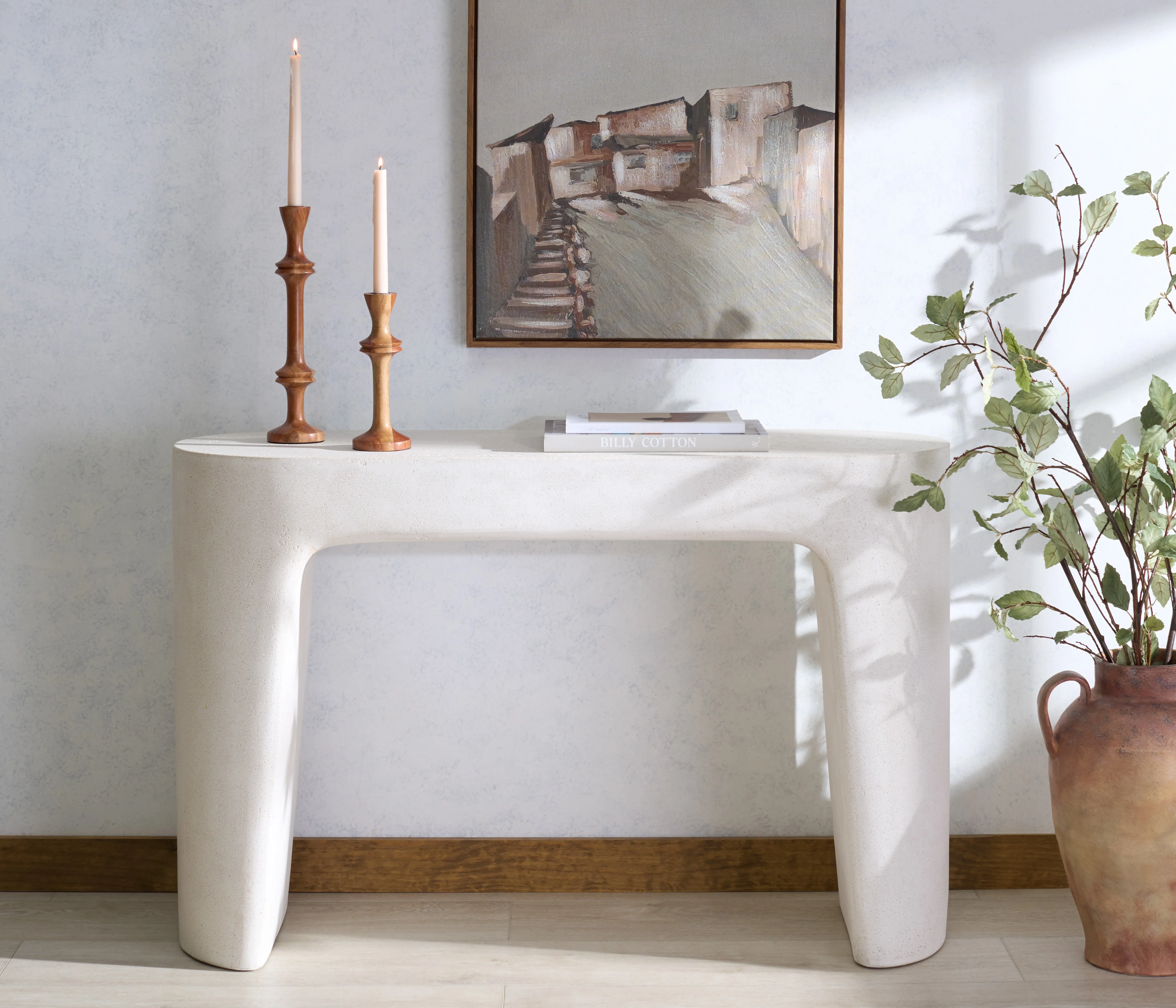 Tolbert Concrete Console Table - Image 2