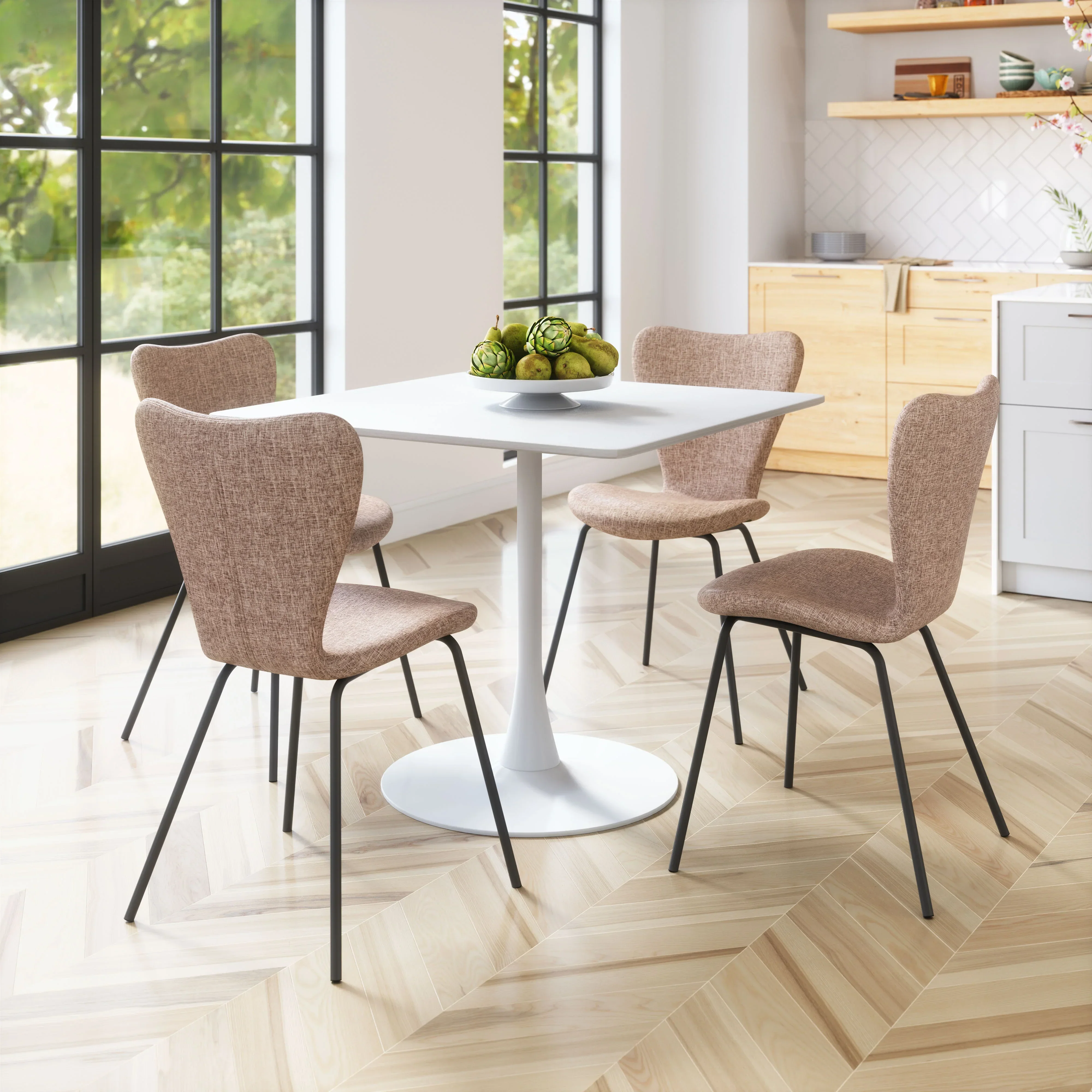 Tollo Dining Chair (Set of 2) Brown - Image 3