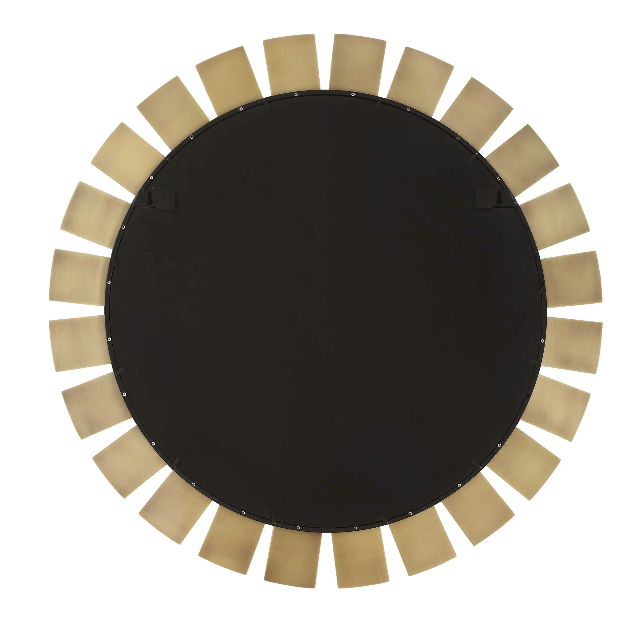 Toluca Round Brass Mirror - Image 6