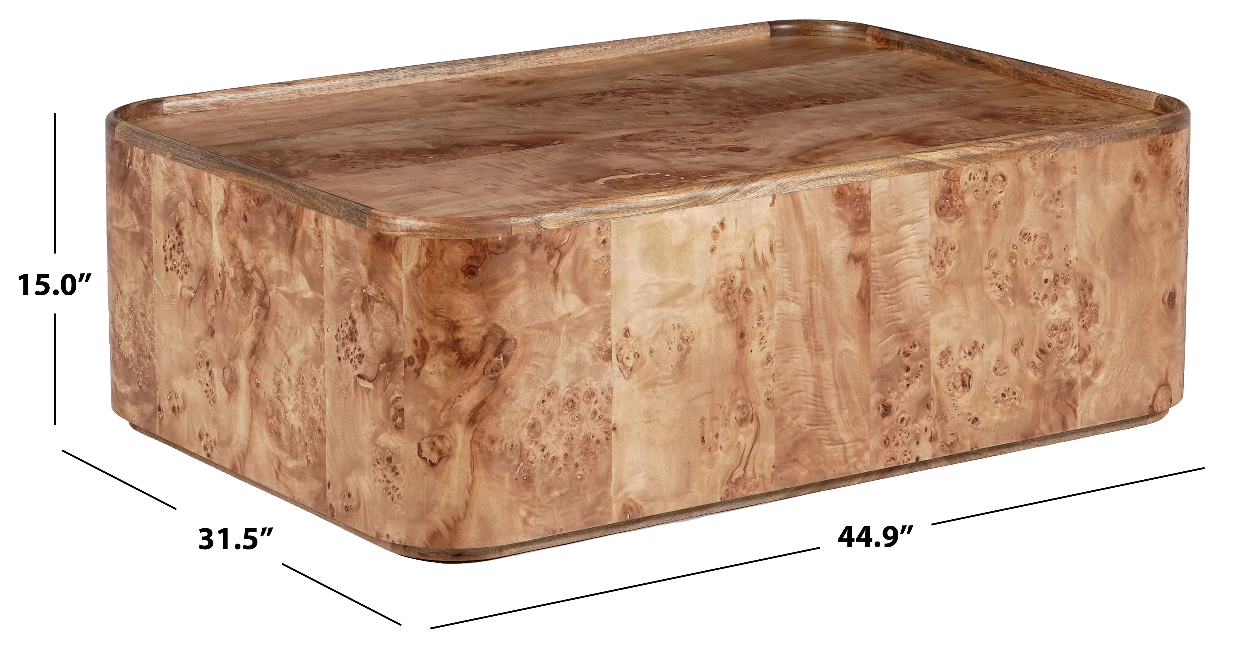Torryn Burl Coffee Table - Image 8