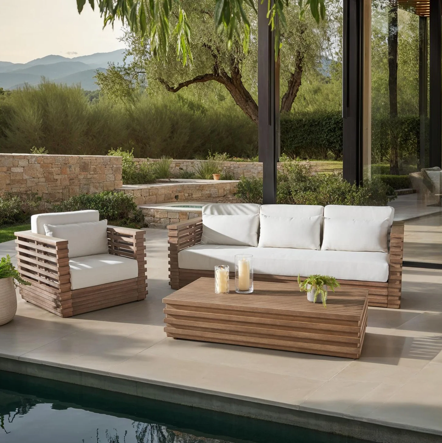 Tortuga Eucalyptus Patio Chair - Image 13