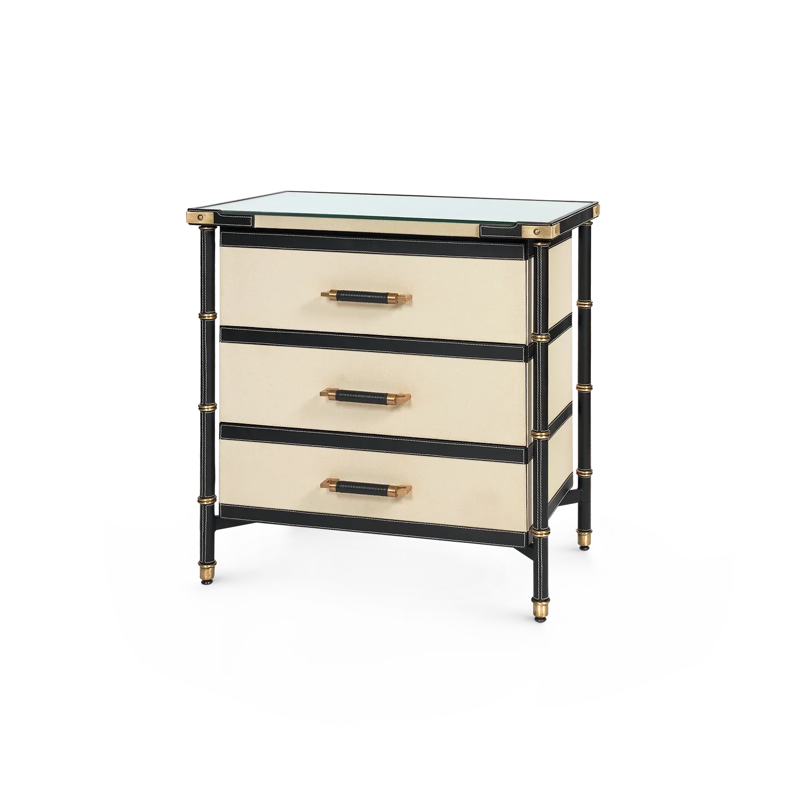 Toulon 3-Drawer Side Table