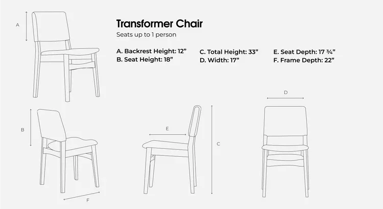 Transformer Chair - Set of 4 - Image 12