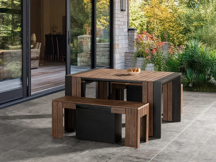 Transformer Outdoor Table Dining Set - Image 4