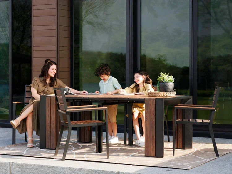 Transformer Outdoor Table Dining Set - Image 9