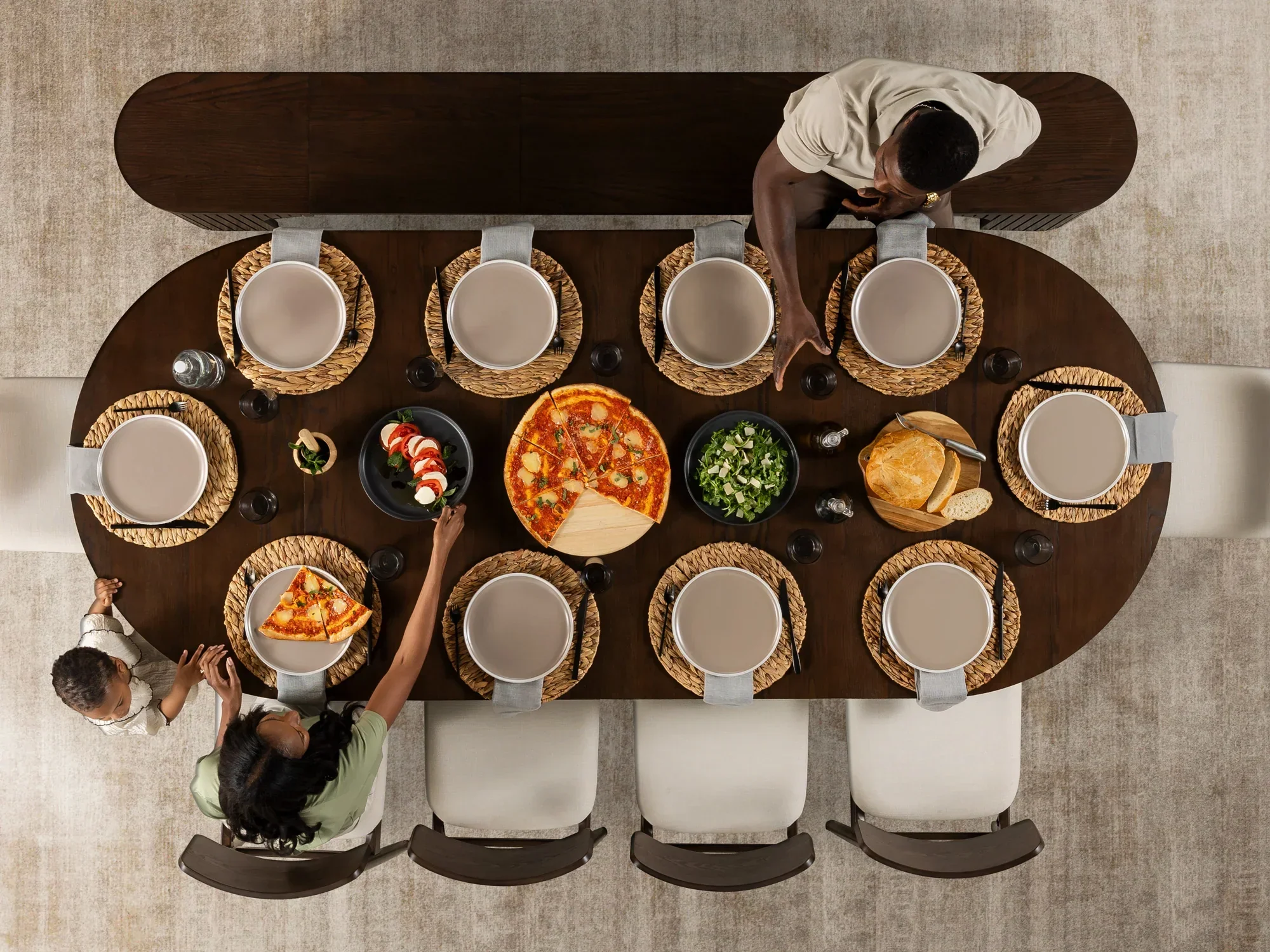 Transformer Table Round Dining Set - Image 6