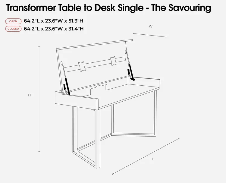 Transformer Table To Desk - Image 15