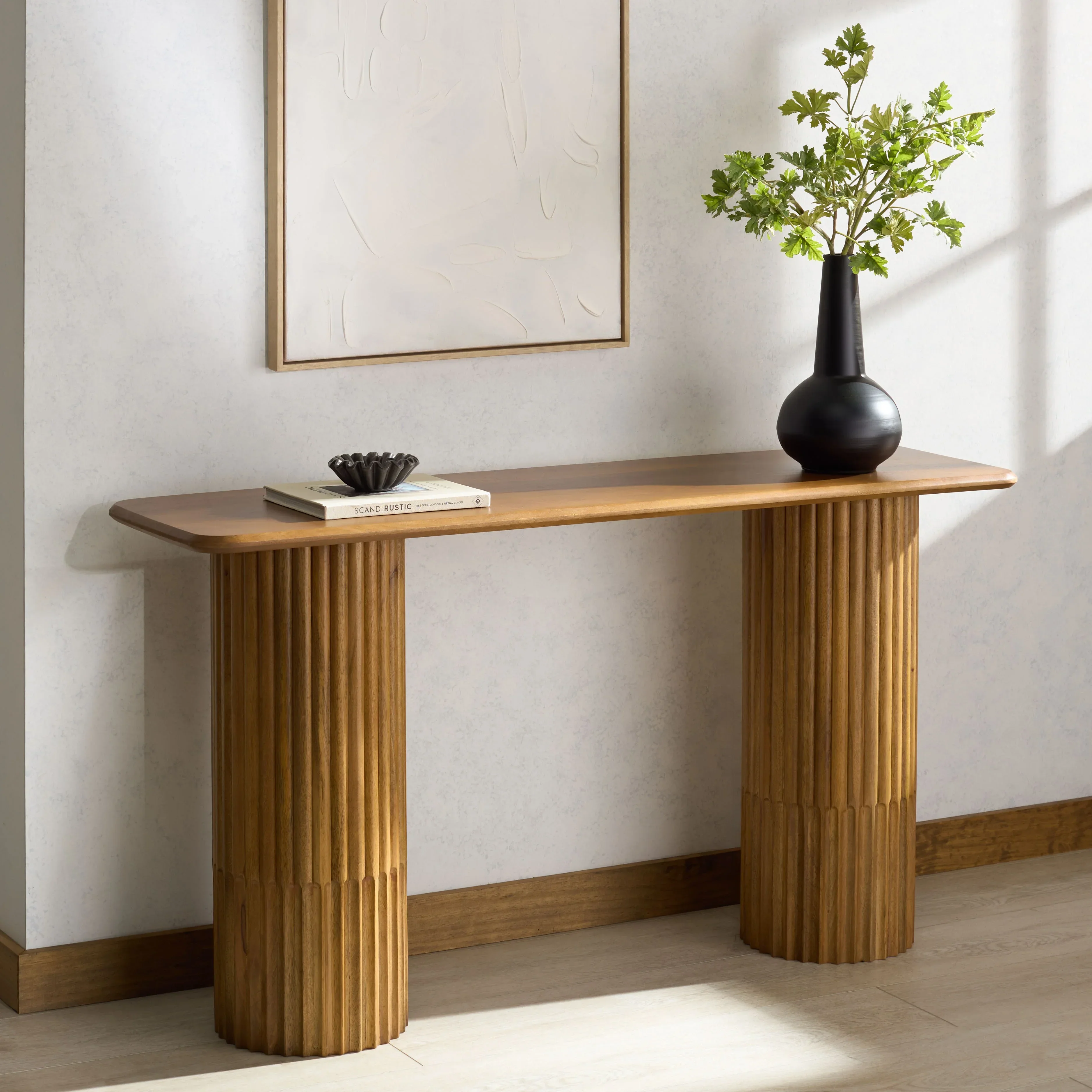 Treyshawn Wood Top Console Table - Image 3