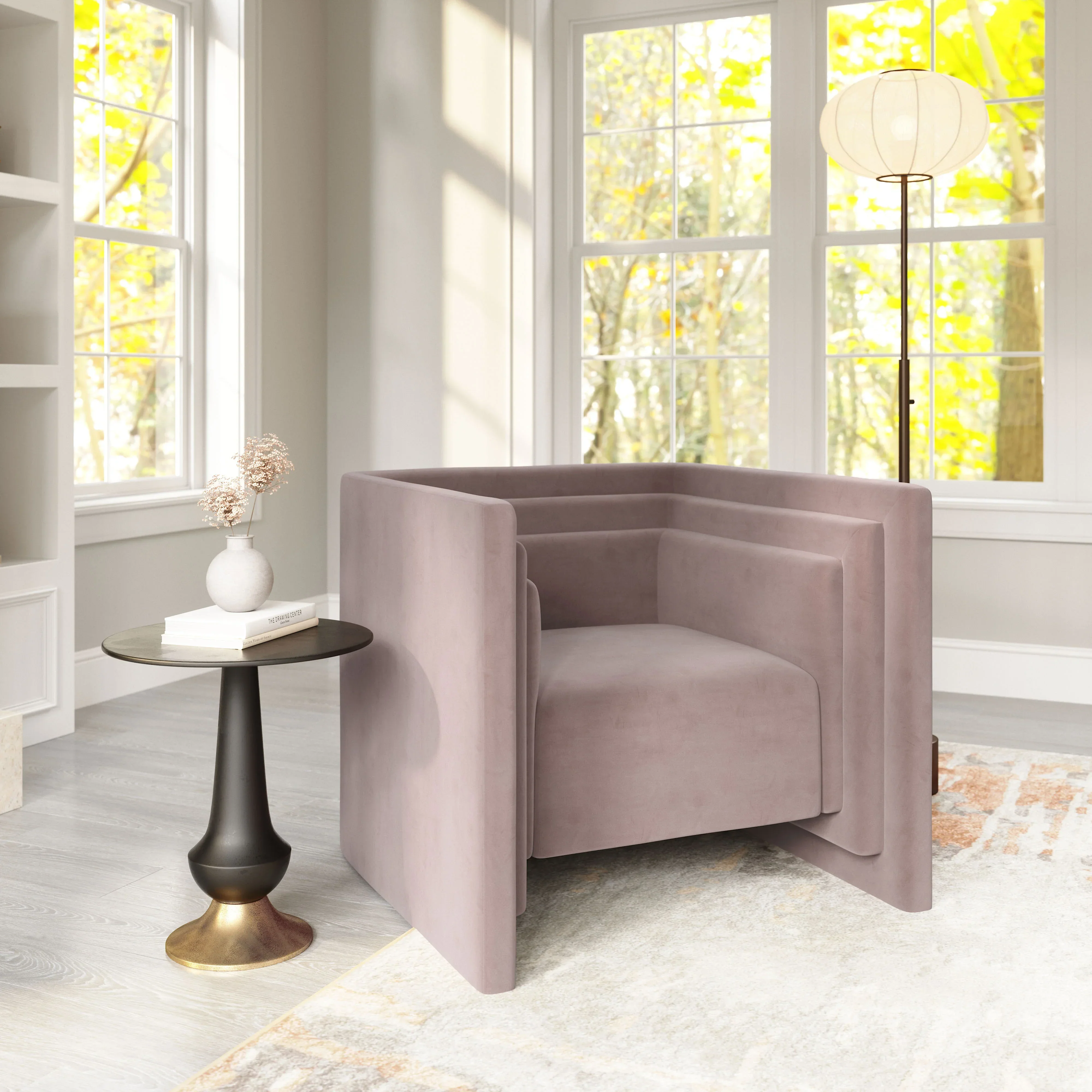 Trippel Armchair Taupe - Image 2