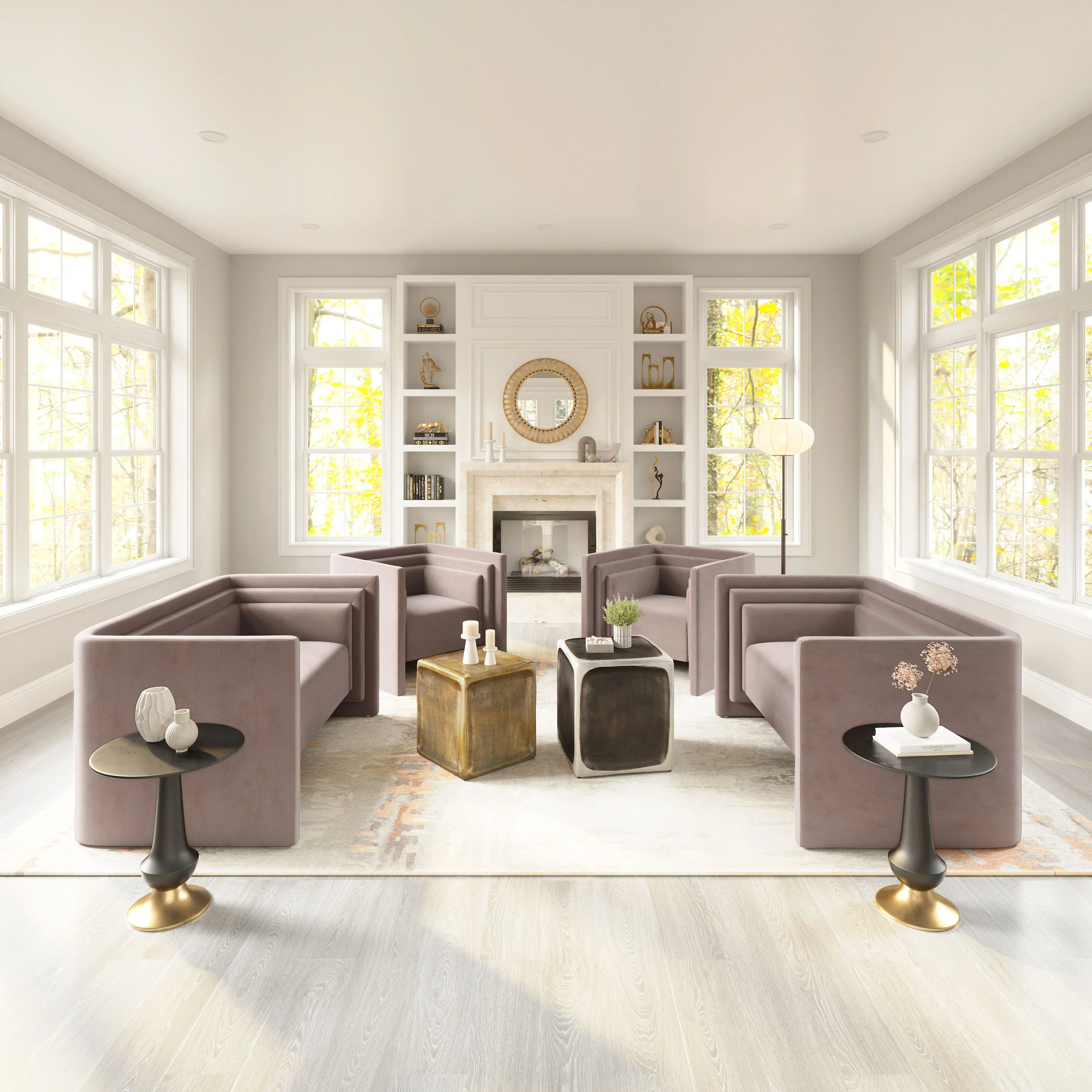 Trippel Armchair Taupe - Image 3