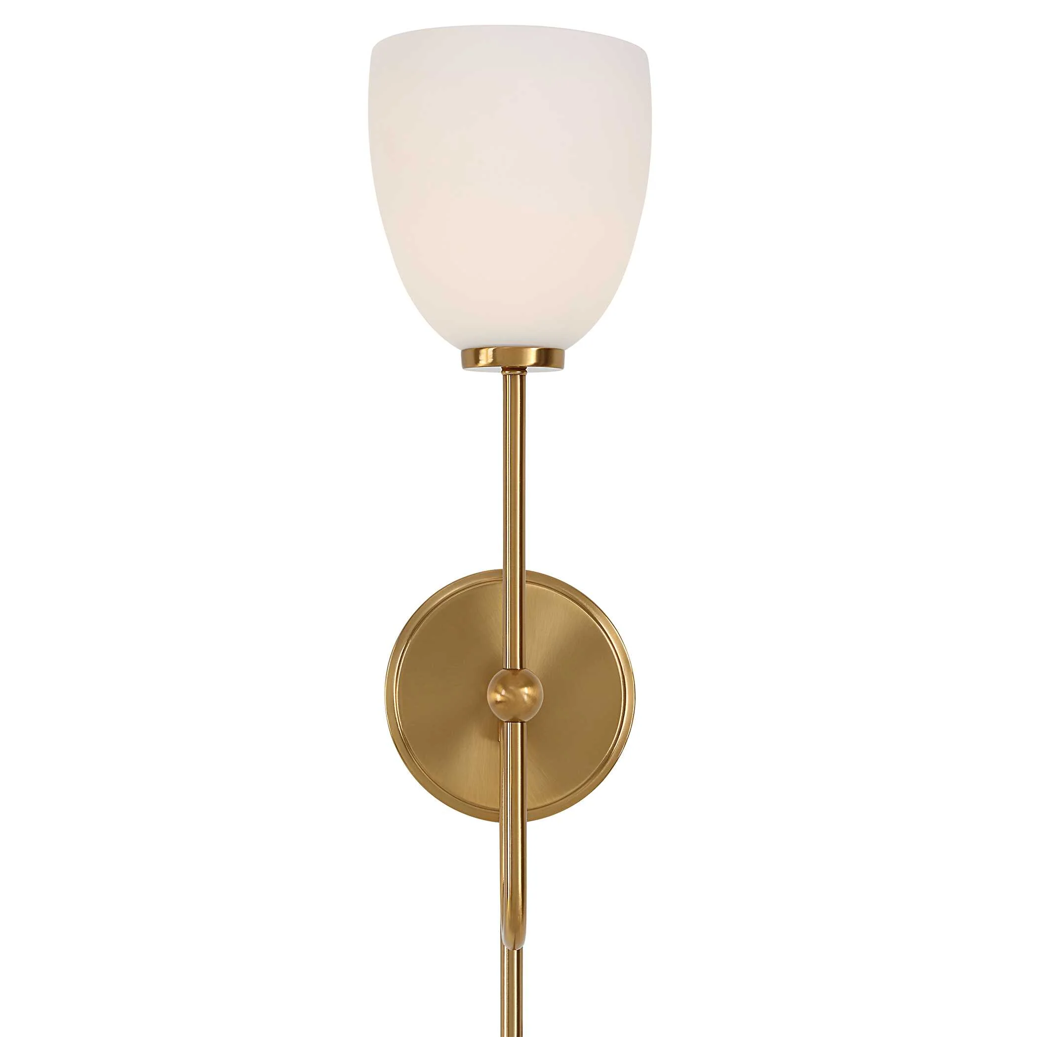 Trophy 1 Light Brass Sconce - Image 3