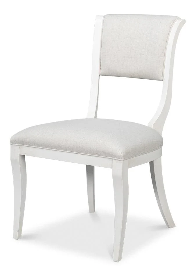 Trophy Elegant Side Chair - Cream - Set of 2