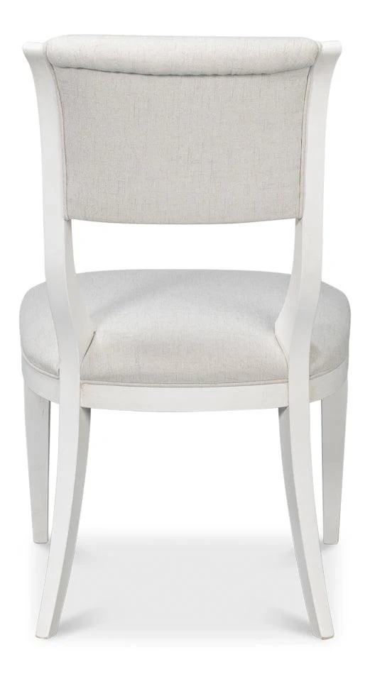 Trophy Elegant Side Chair - Cream - Set of 2 - Image 4