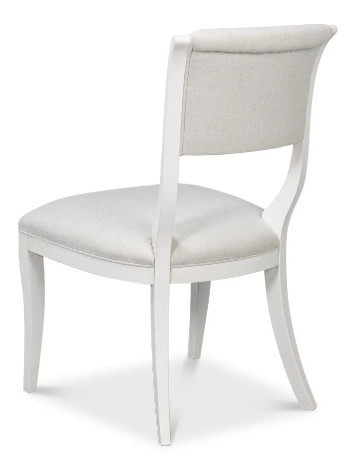 Trophy Elegant Side Chair - Cream - Set of 2 - Image 5