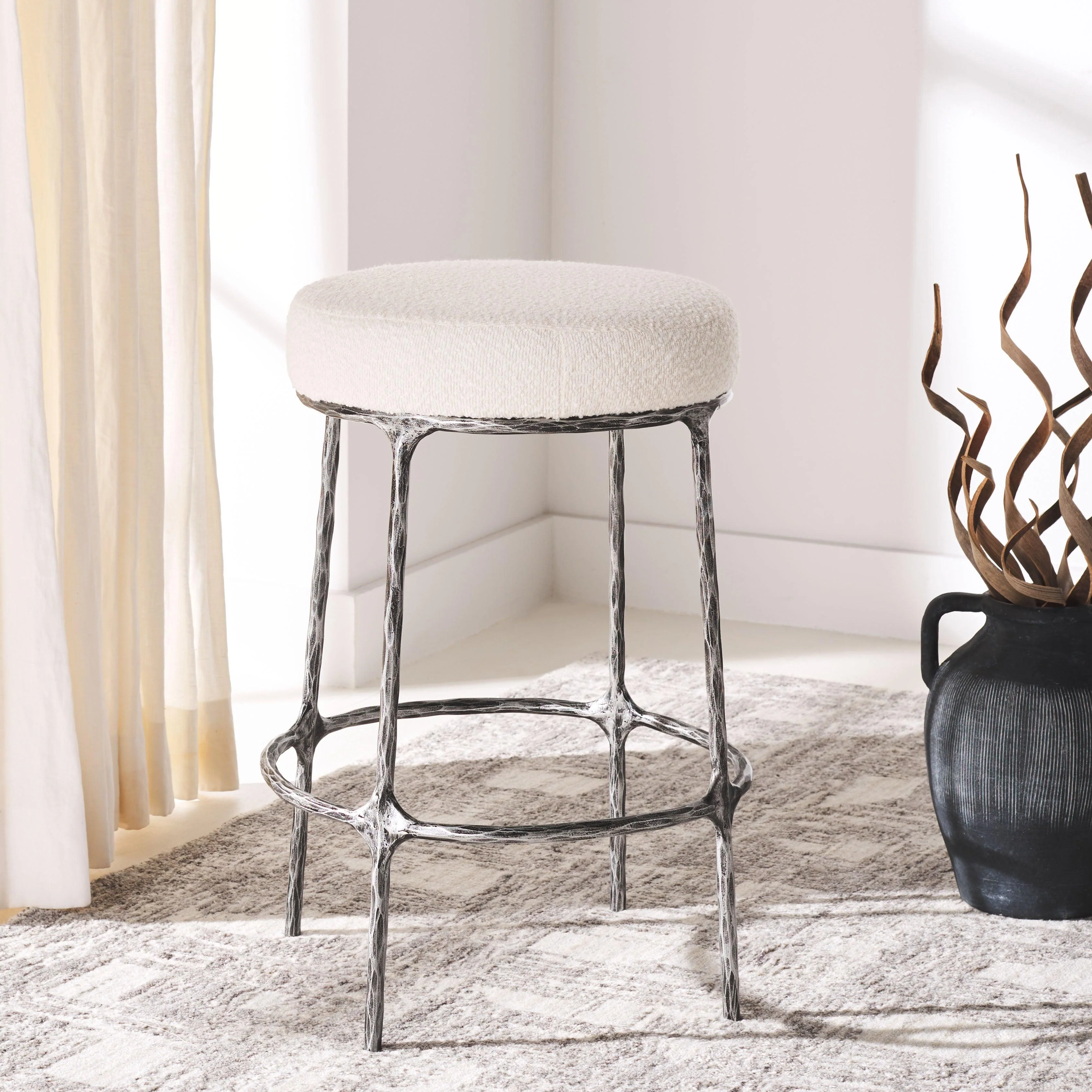 Trumen Boucle Counterstool - Image 2