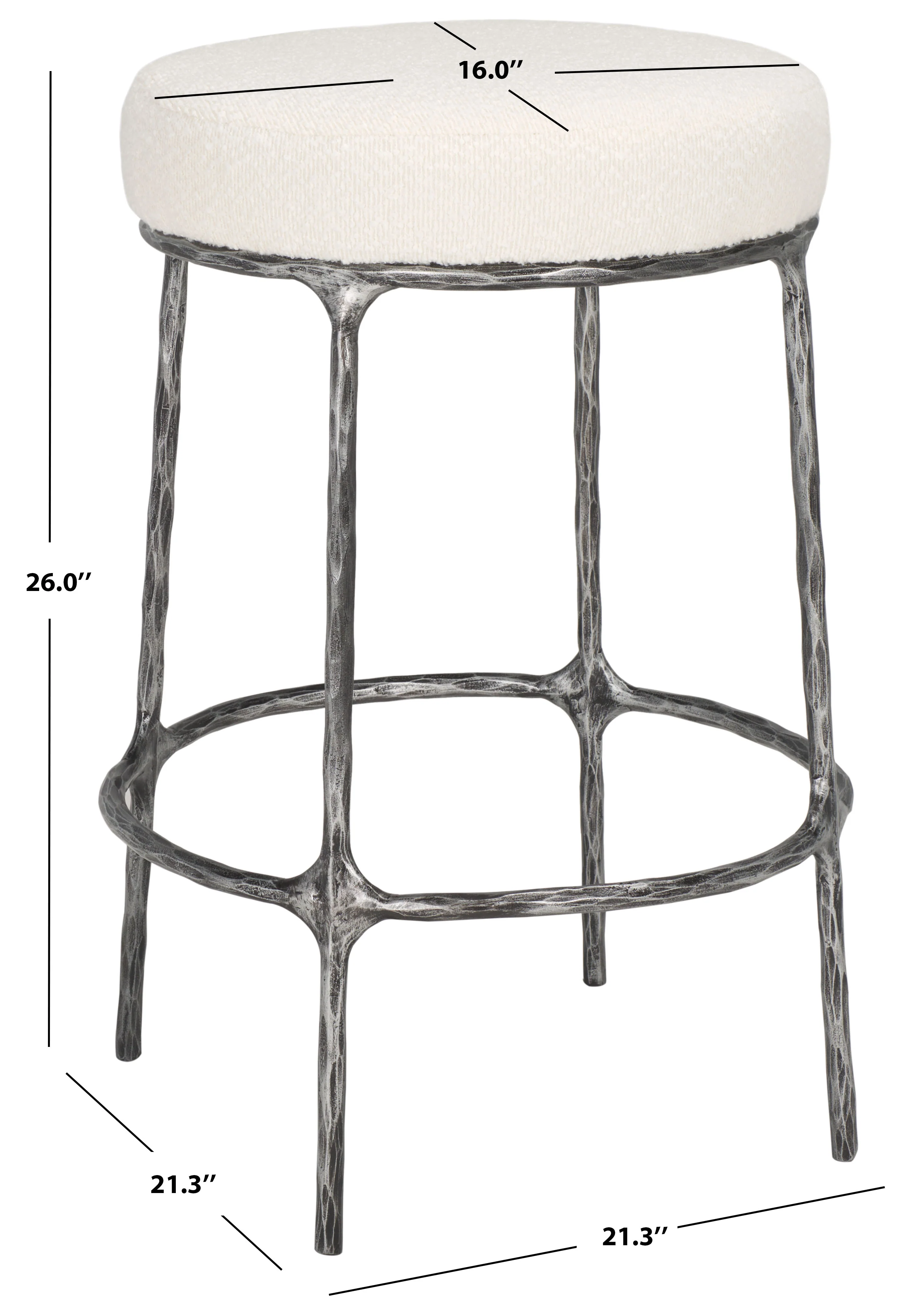 Trumen Boucle Counterstool - Image 7