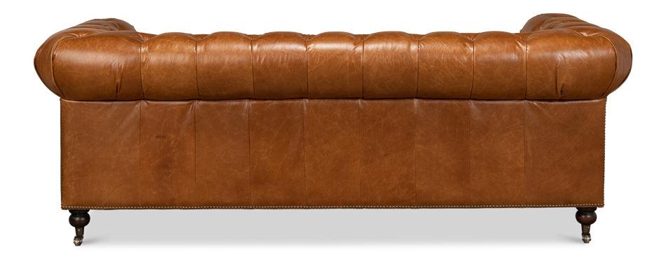 Tufted English Club Sofa - Image 4