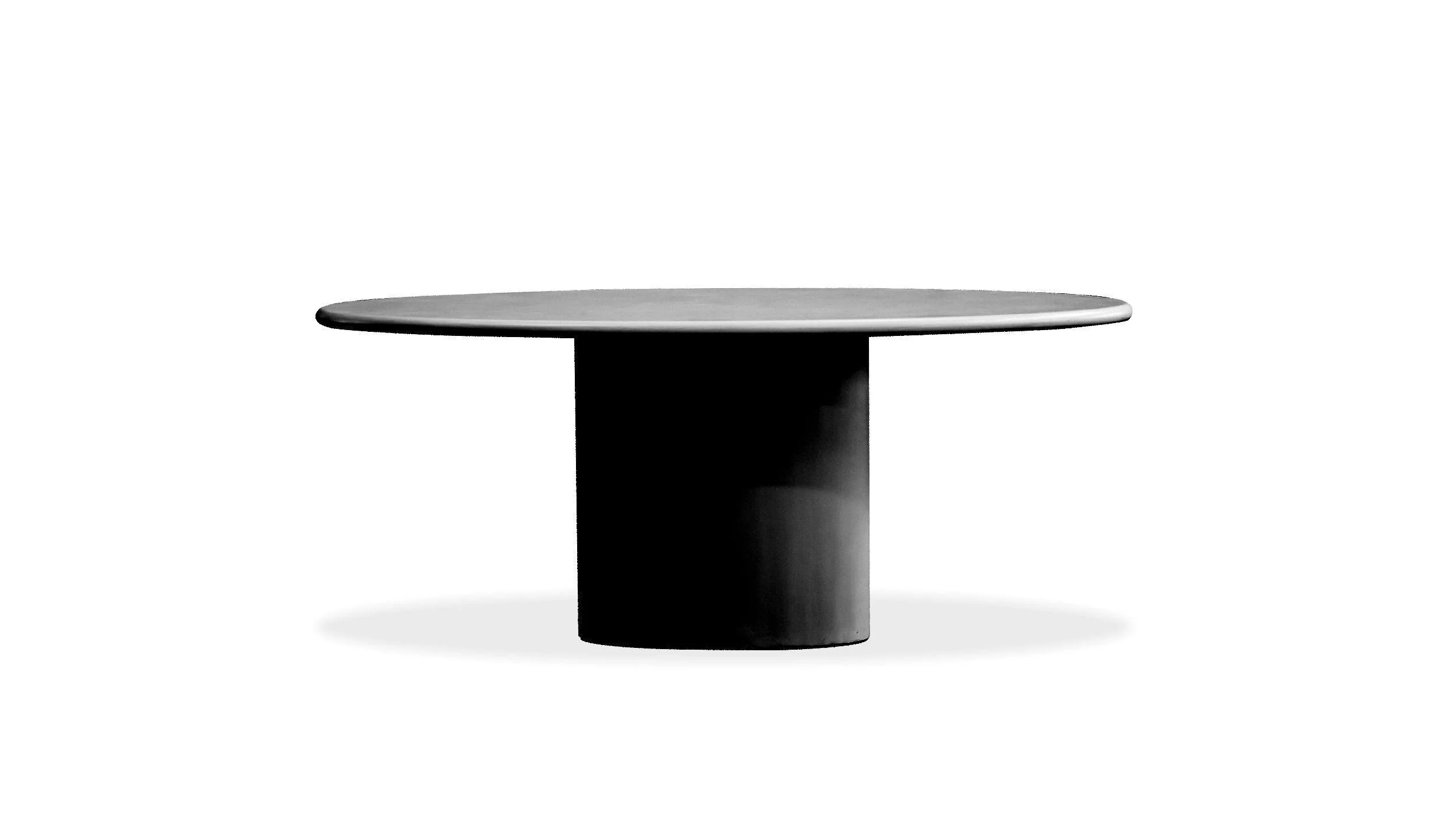 TUGG 78" Dining Table Oval Microskin finish base - Image 2