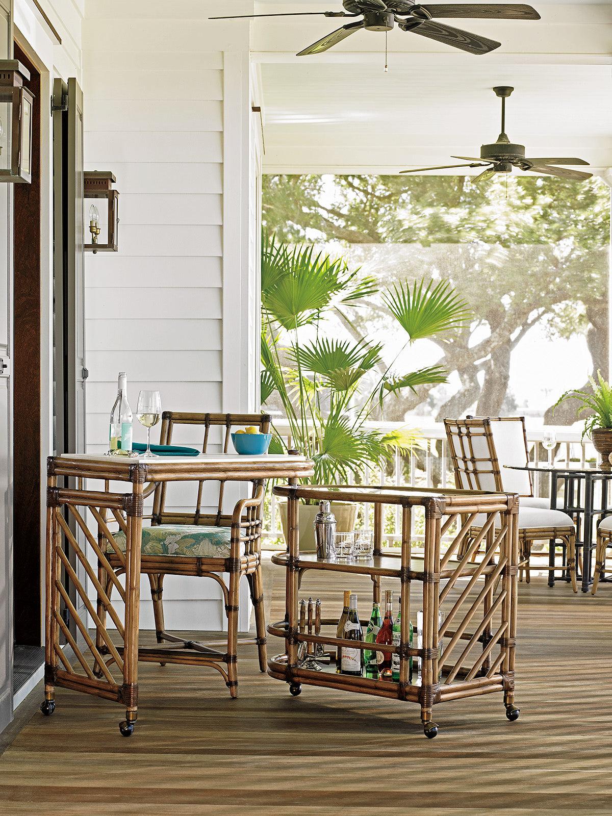 Twin Palms Cable Beach Bar Cart - Image 3