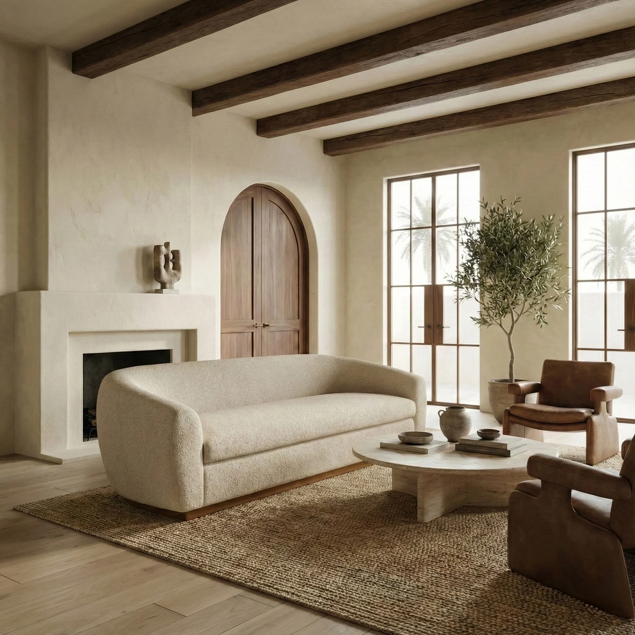 Tylah Boucle Sofa - Image 2