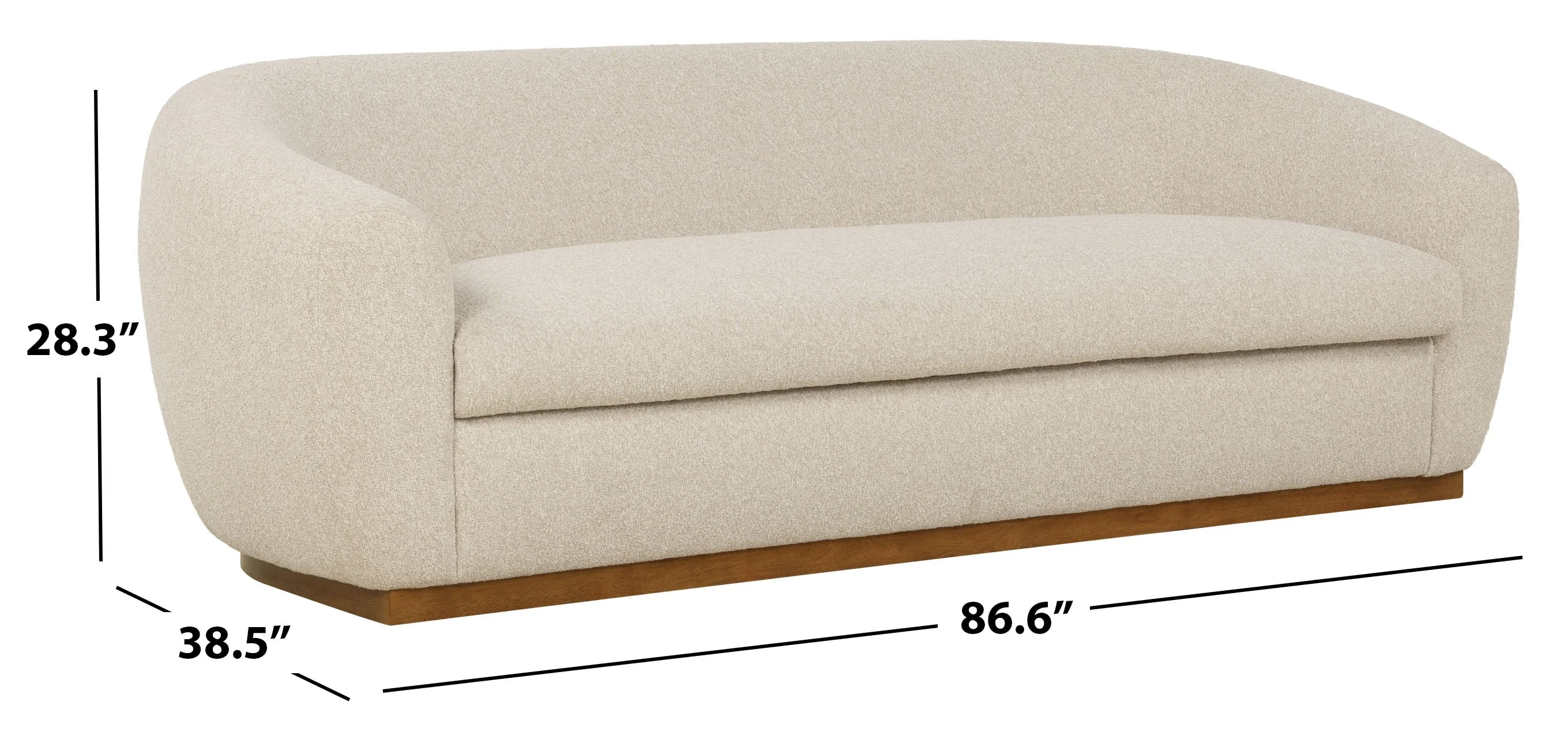 Tylah Boucle Sofa - Image 6