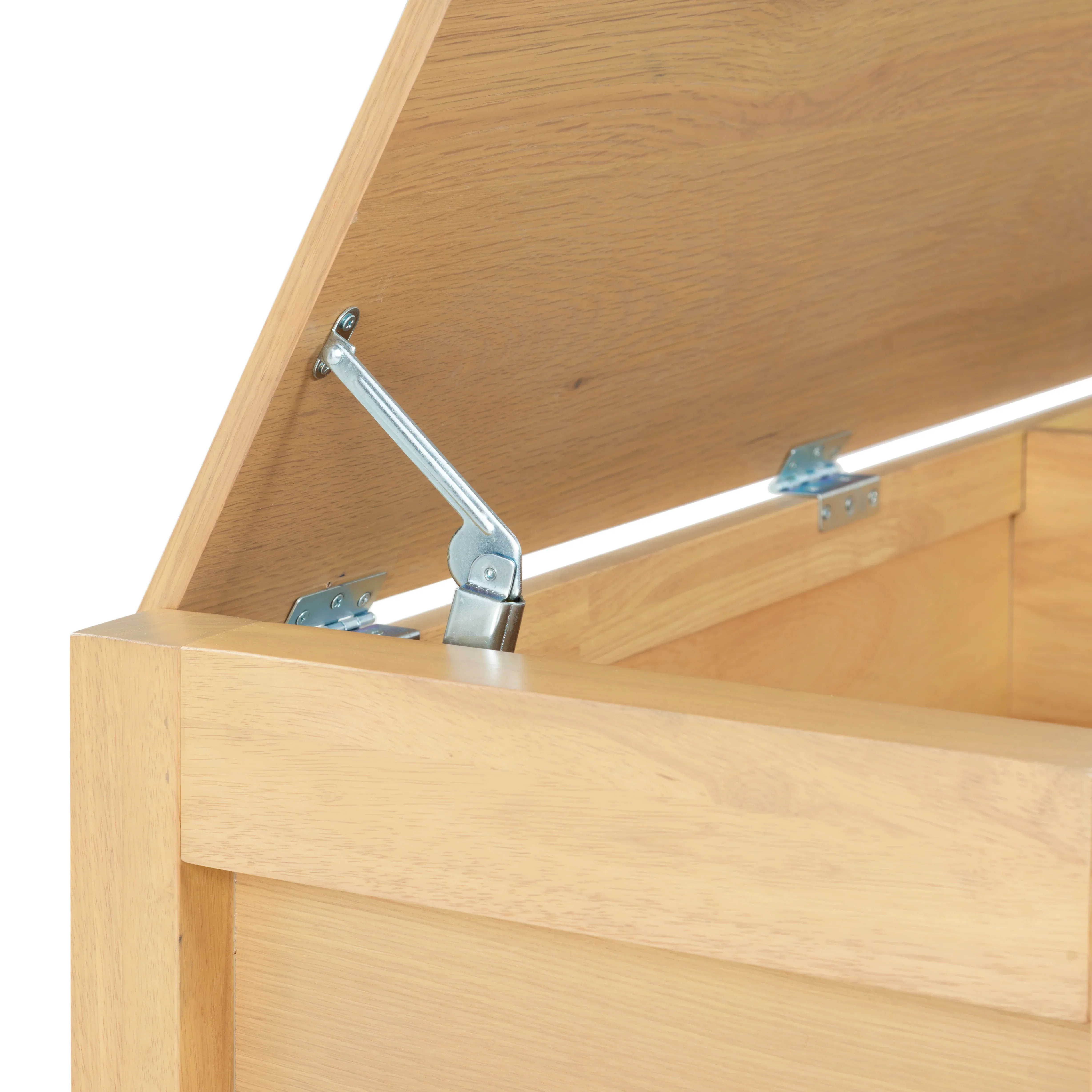 Tyrell Wood Storage Bench - Image 4