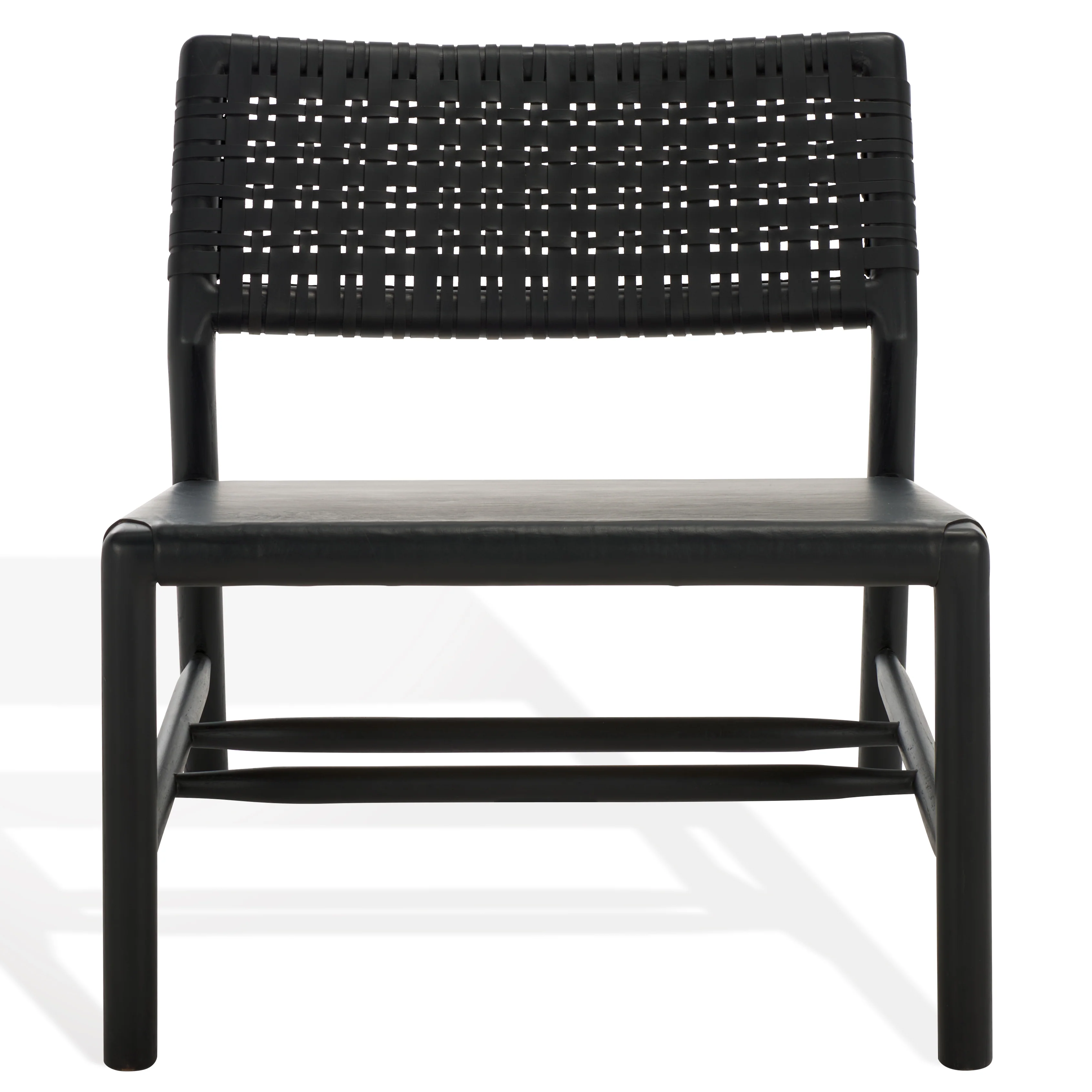 Valdina Woven Leather Acccent Chair
