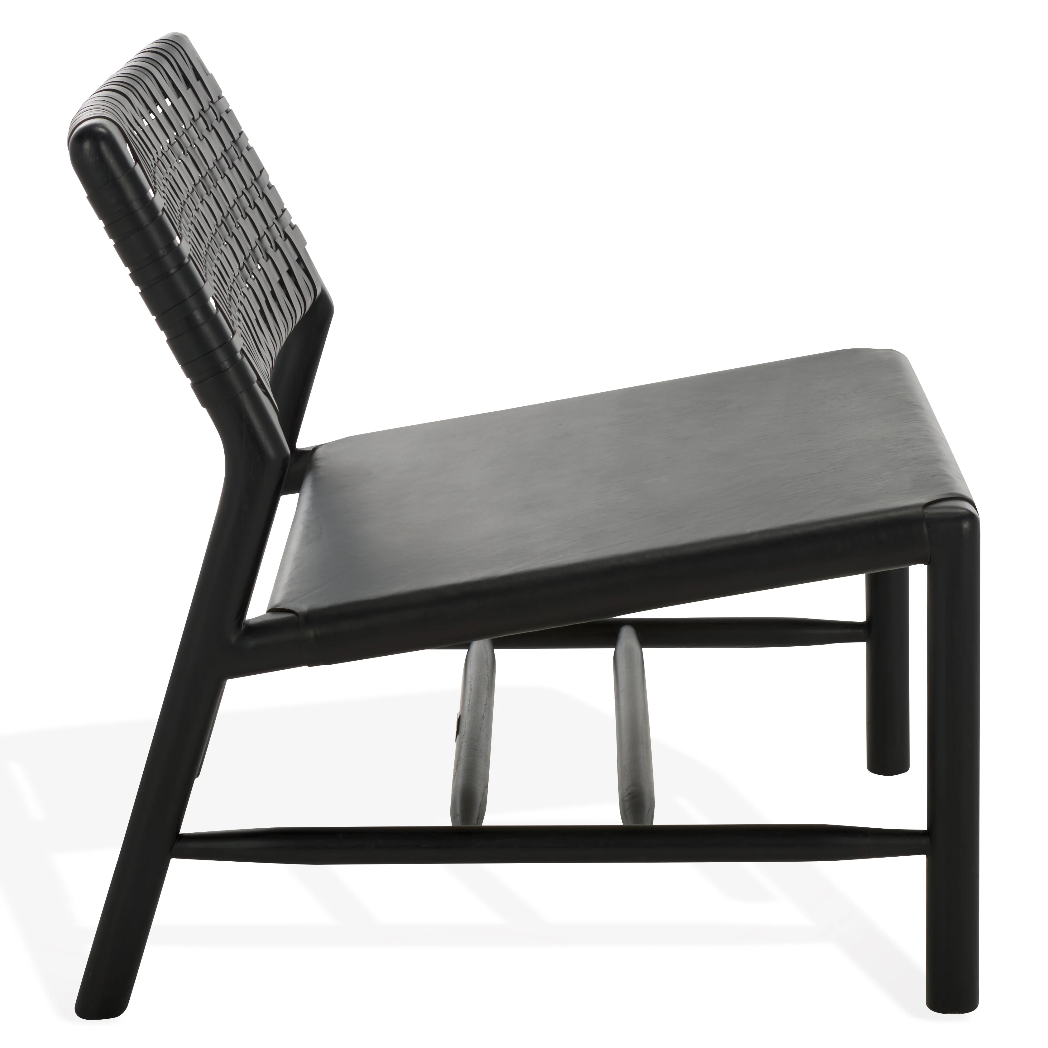 Valdina Woven Leather Acccent Chair - Image 12