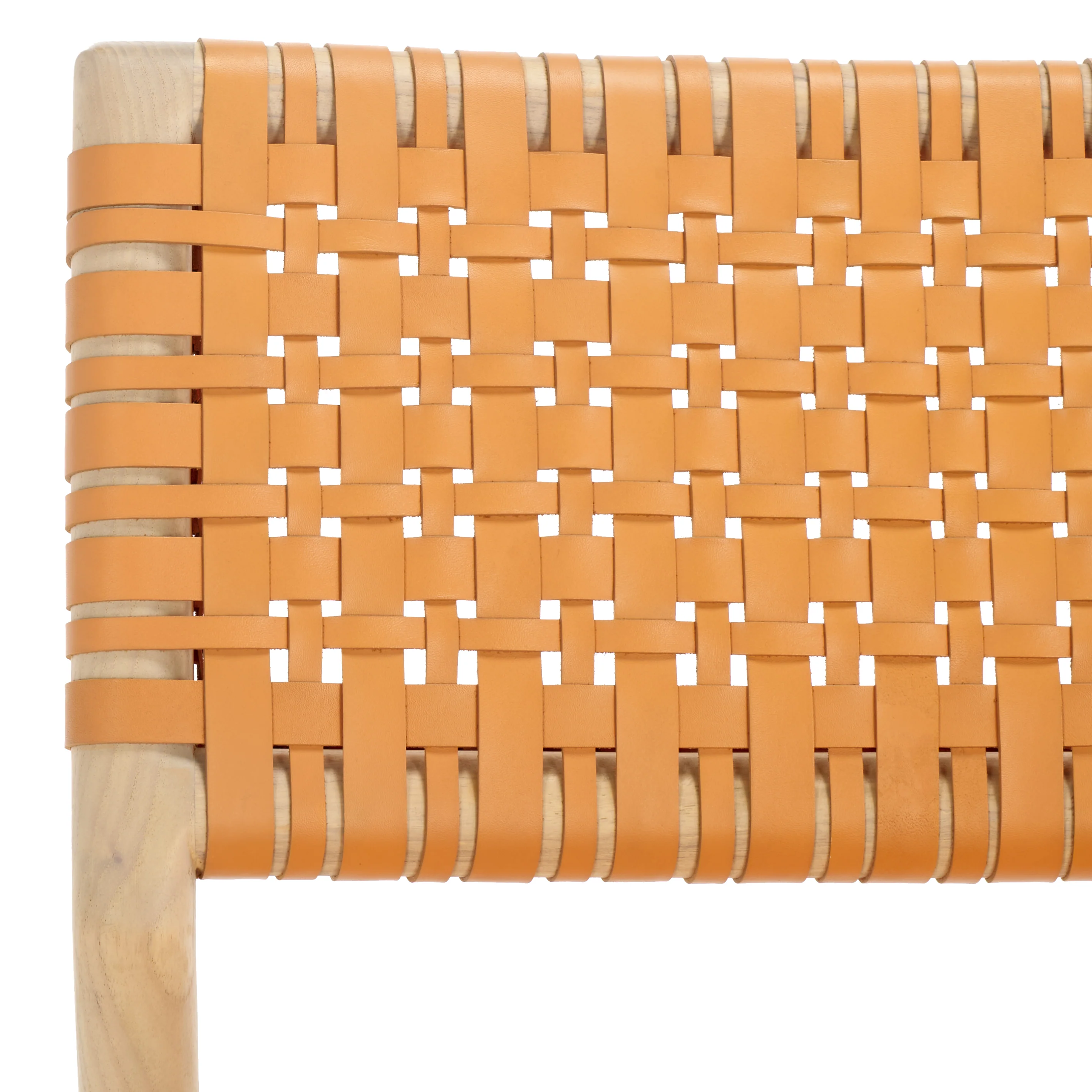 Valdina Woven Leather Acccent Chair - Image 26
