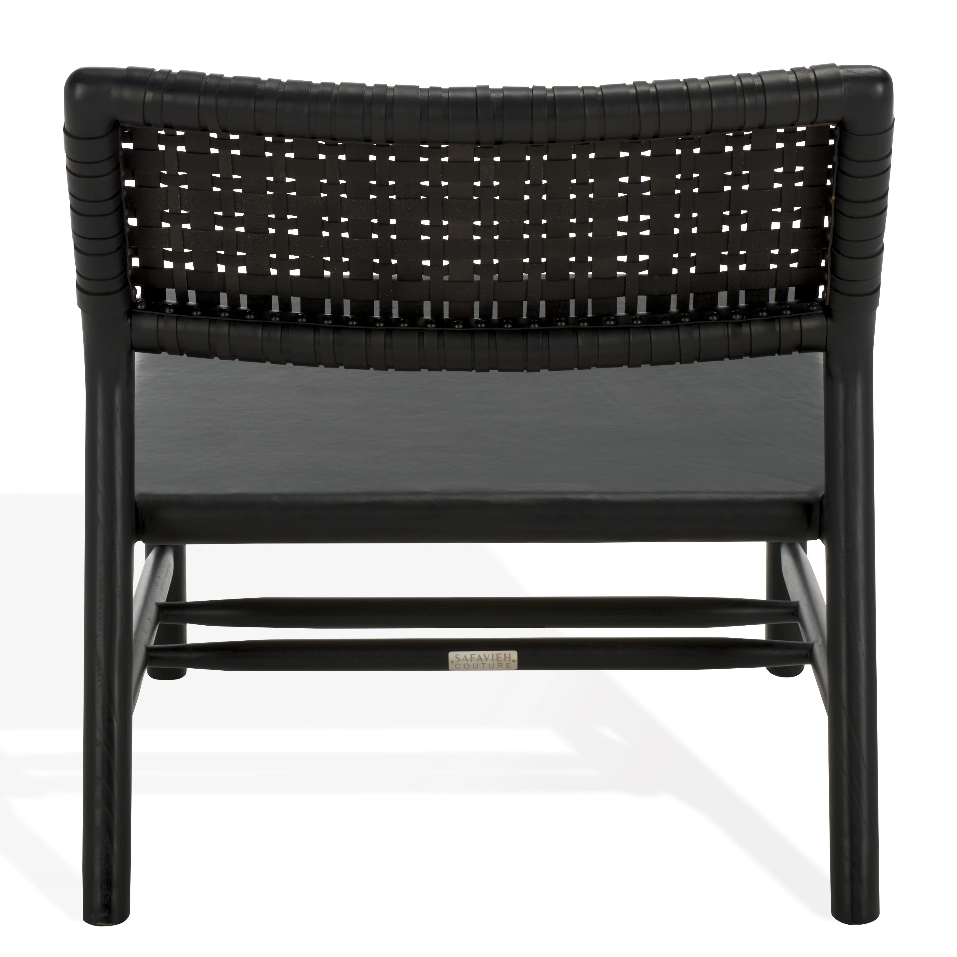 Valdina Woven Leather Acccent Chair - Image 4