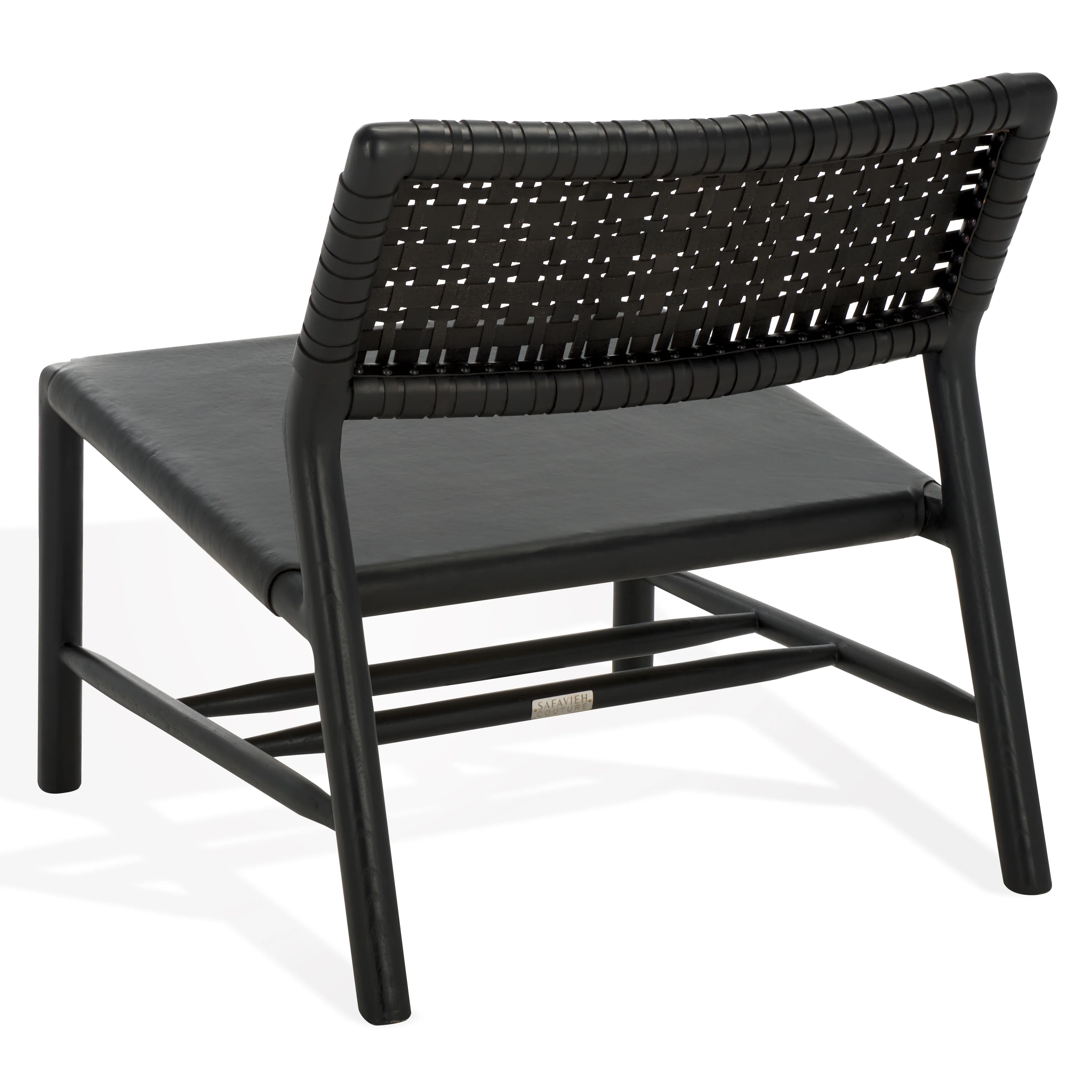 Valdina Woven Leather Acccent Chair - Image 8