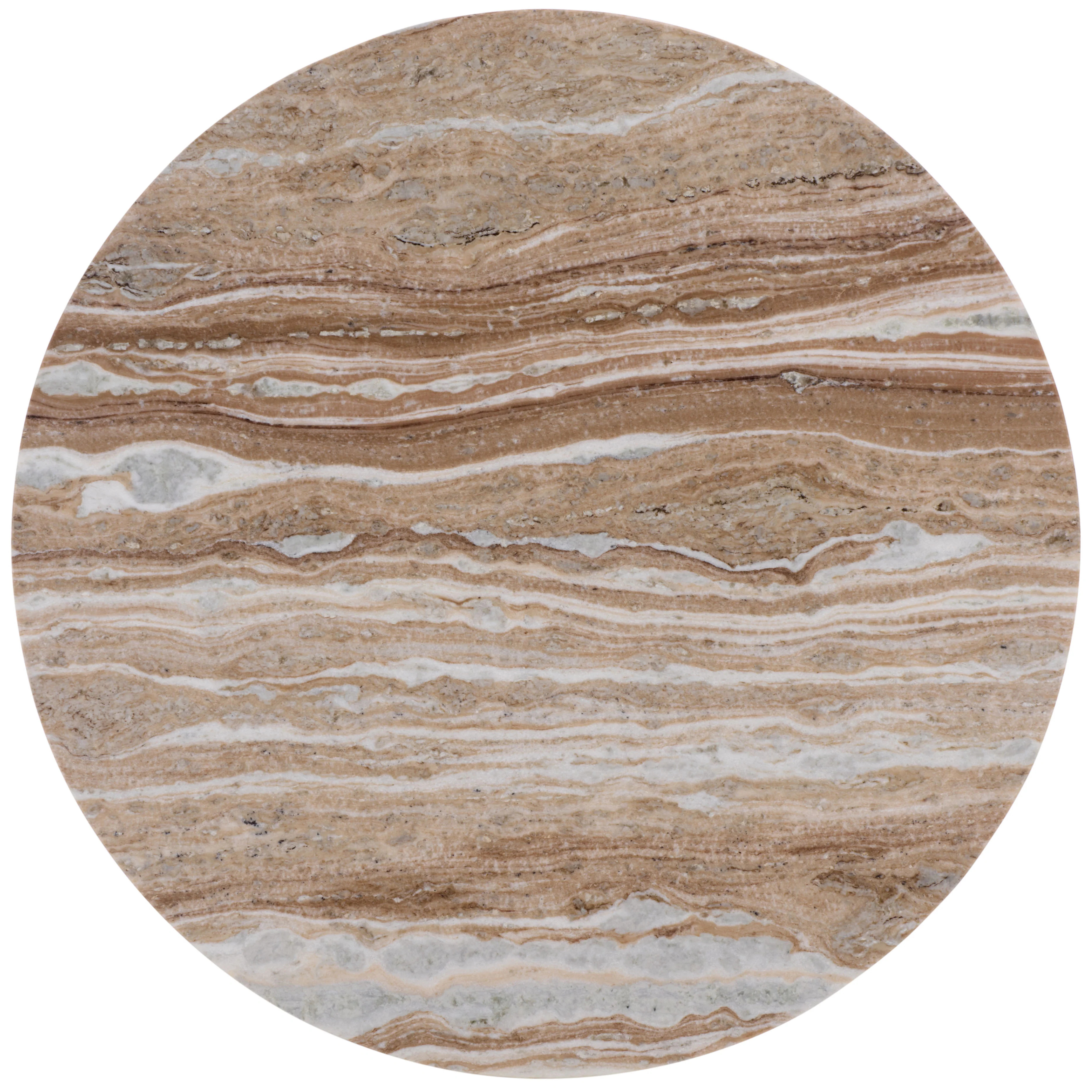 Valentia Round 42" Marble Dining Table - Image 5