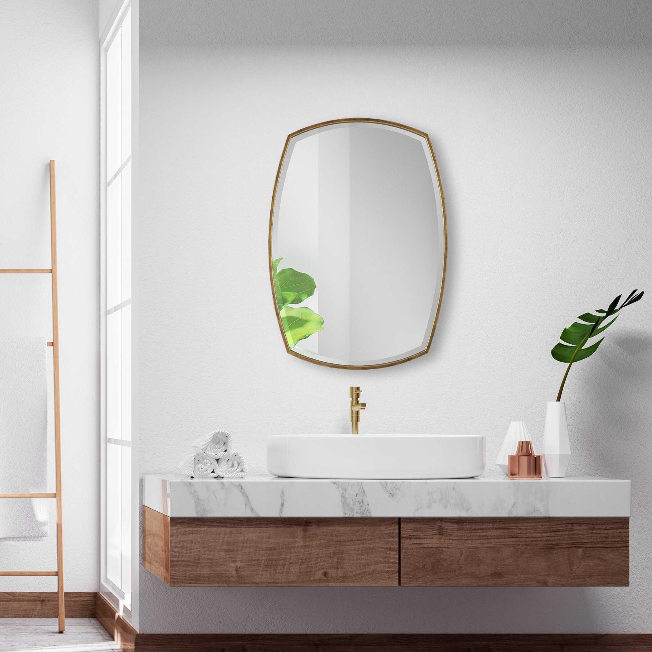 Varenna Aged Gold Vanity Mirror - Image 2
