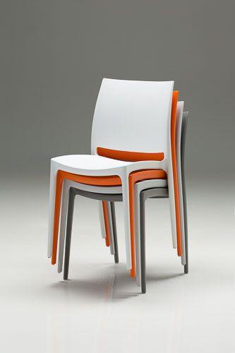 VATA Dining Chair Stackable - Set Of 4 - Image 4