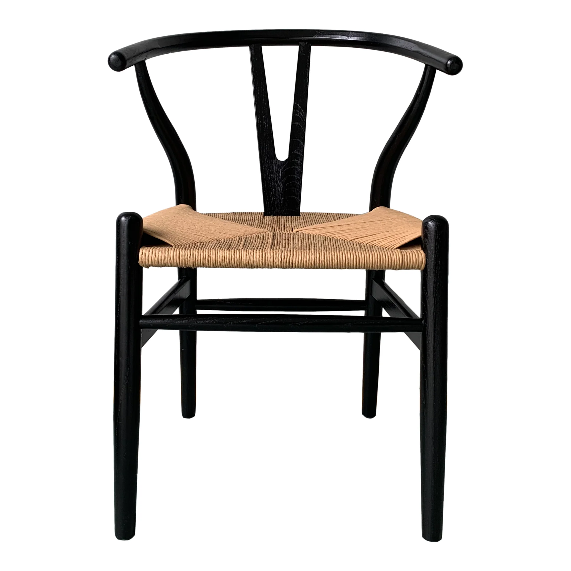 Ventana Dining Chair Black And Natural - Set of 2 - Image 4