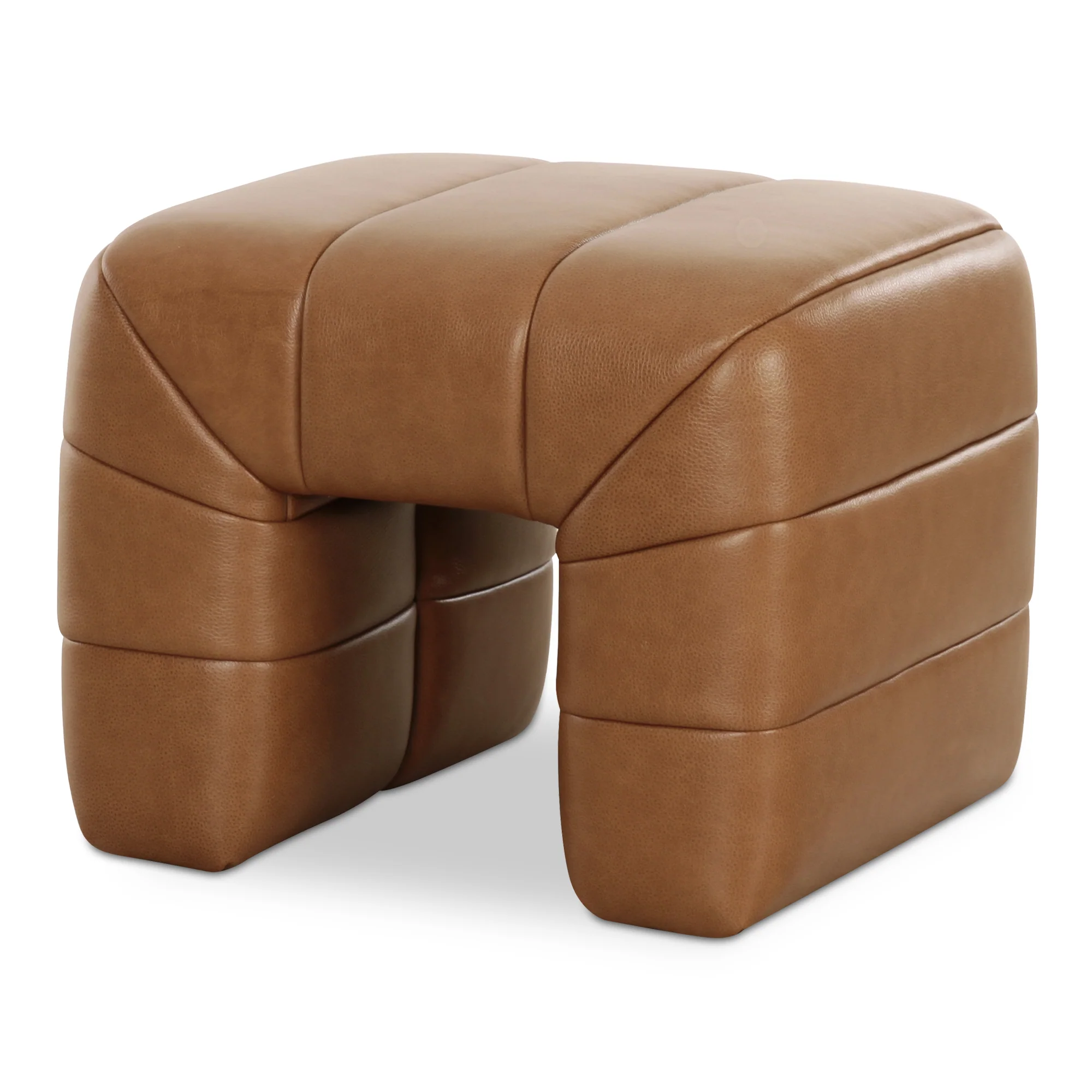 Verity Stool Tan Leather - Image 2