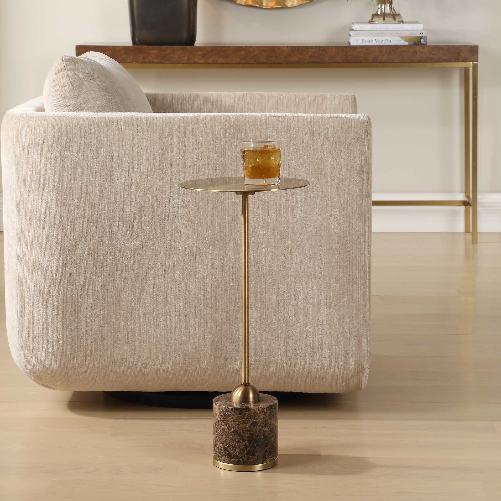 Verlin Brass Drink Table - Image 2