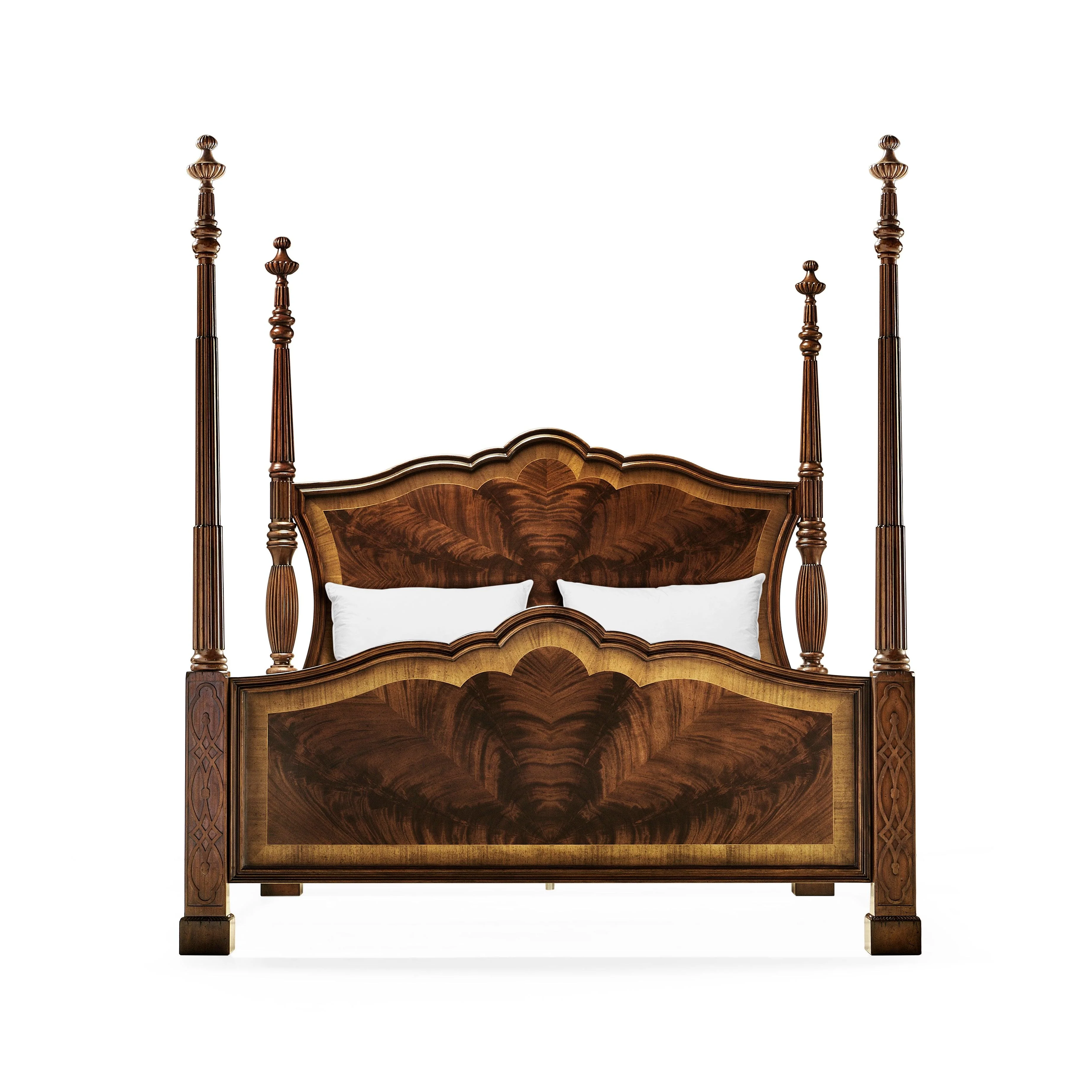 Versailles Mahogany King Poster Bed - Image 3