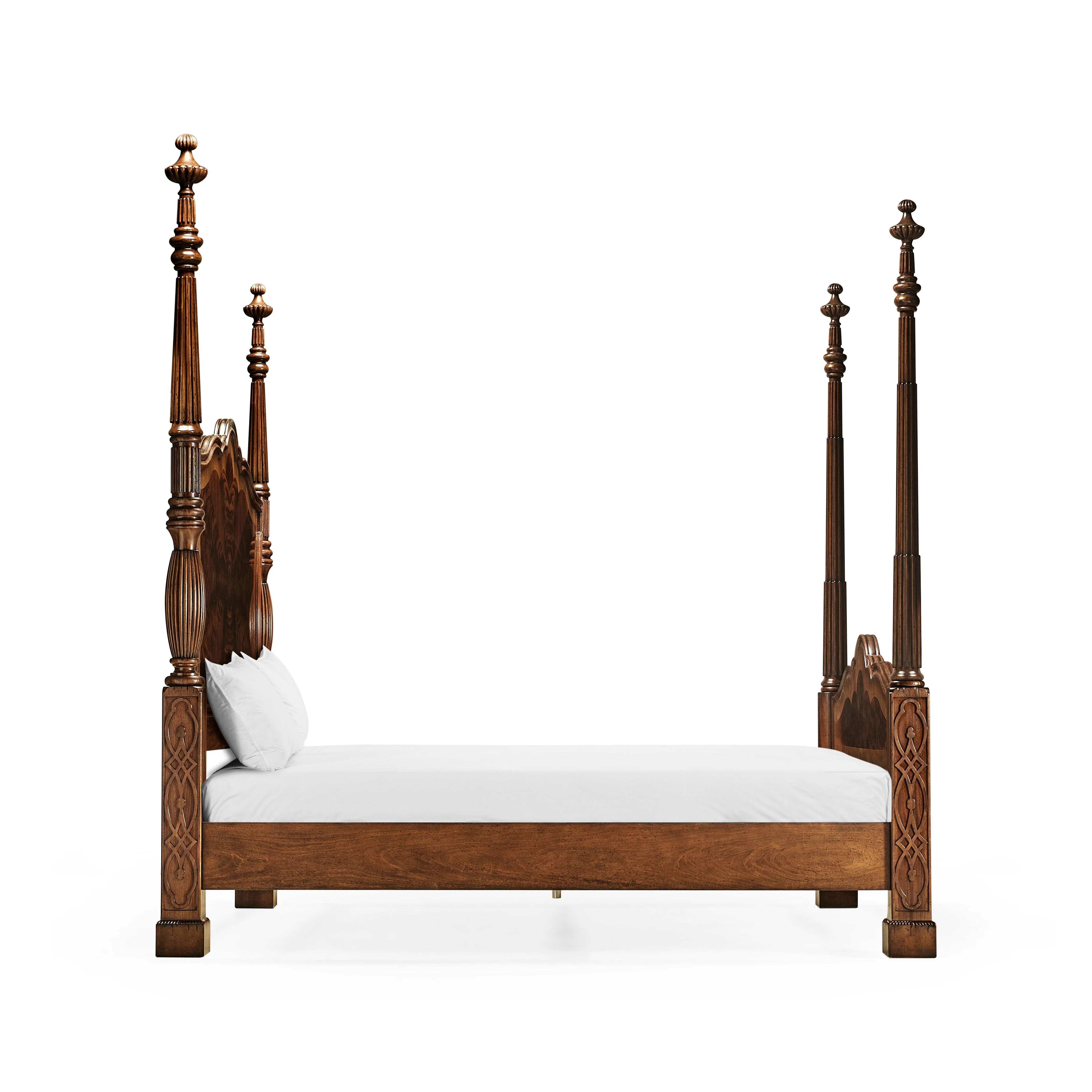 Versailles Mahogany King Poster Bed - Image 5