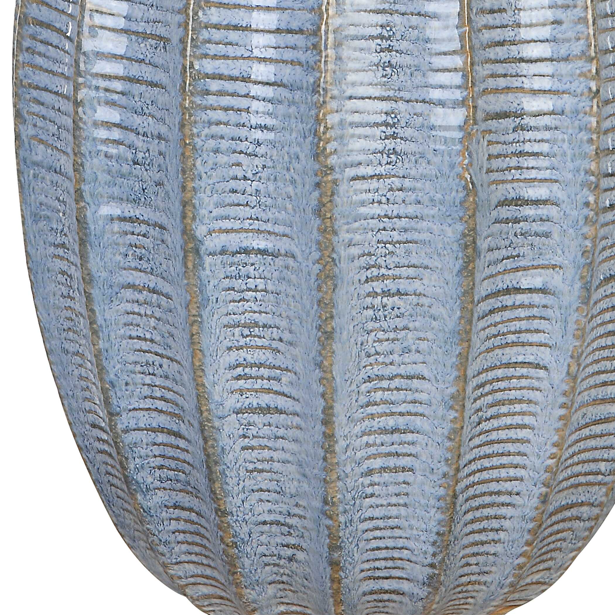 Veston Blue Glaze Table Lamp - Image 6