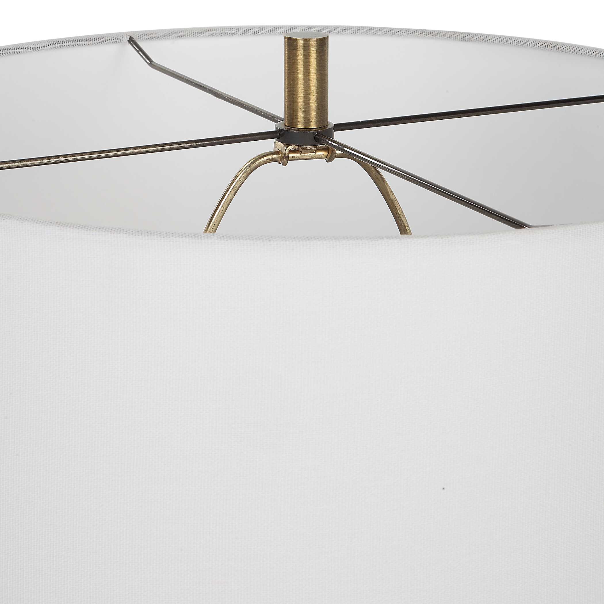 Veston Blue Glaze Table Lamp - Image 7