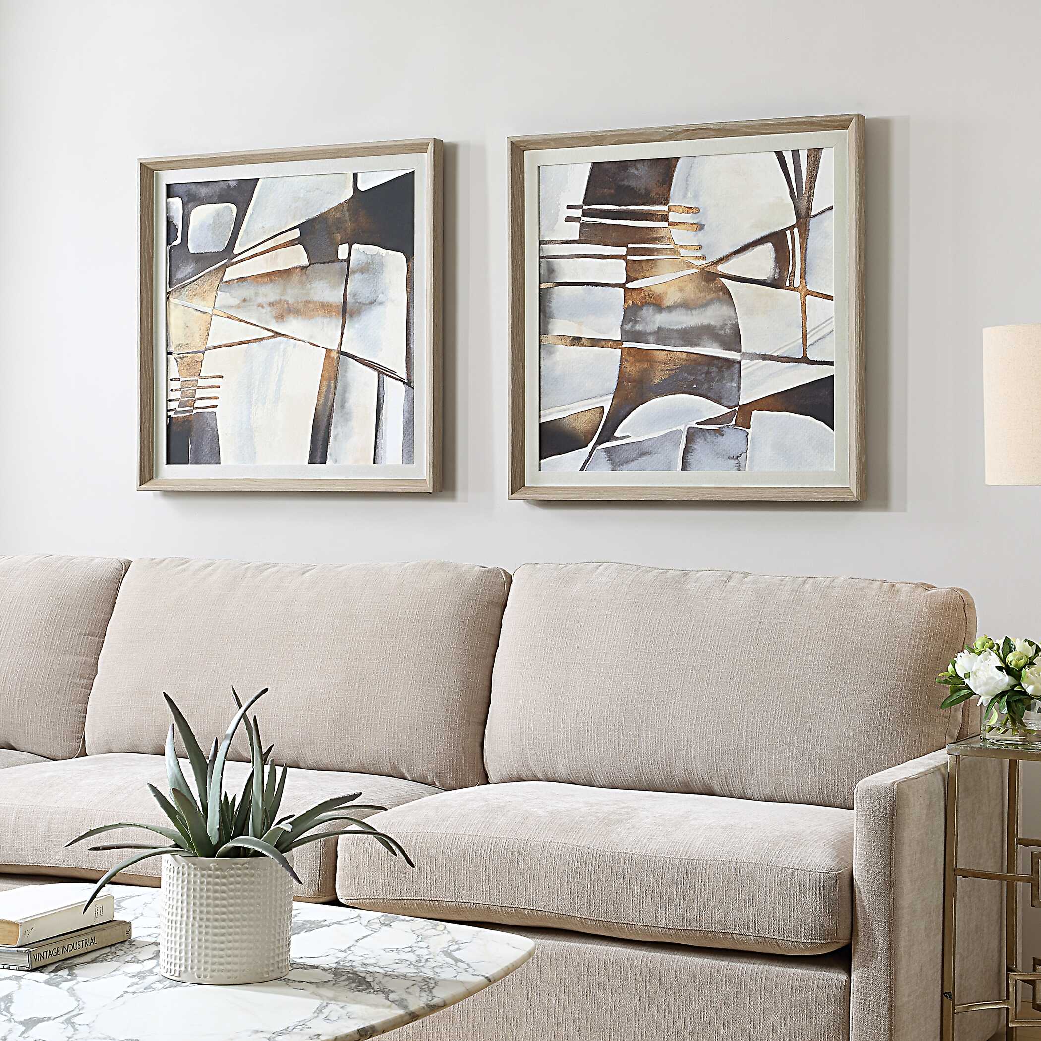 Vetrina Framed Abstract Prints - Set of 2 - Image 3