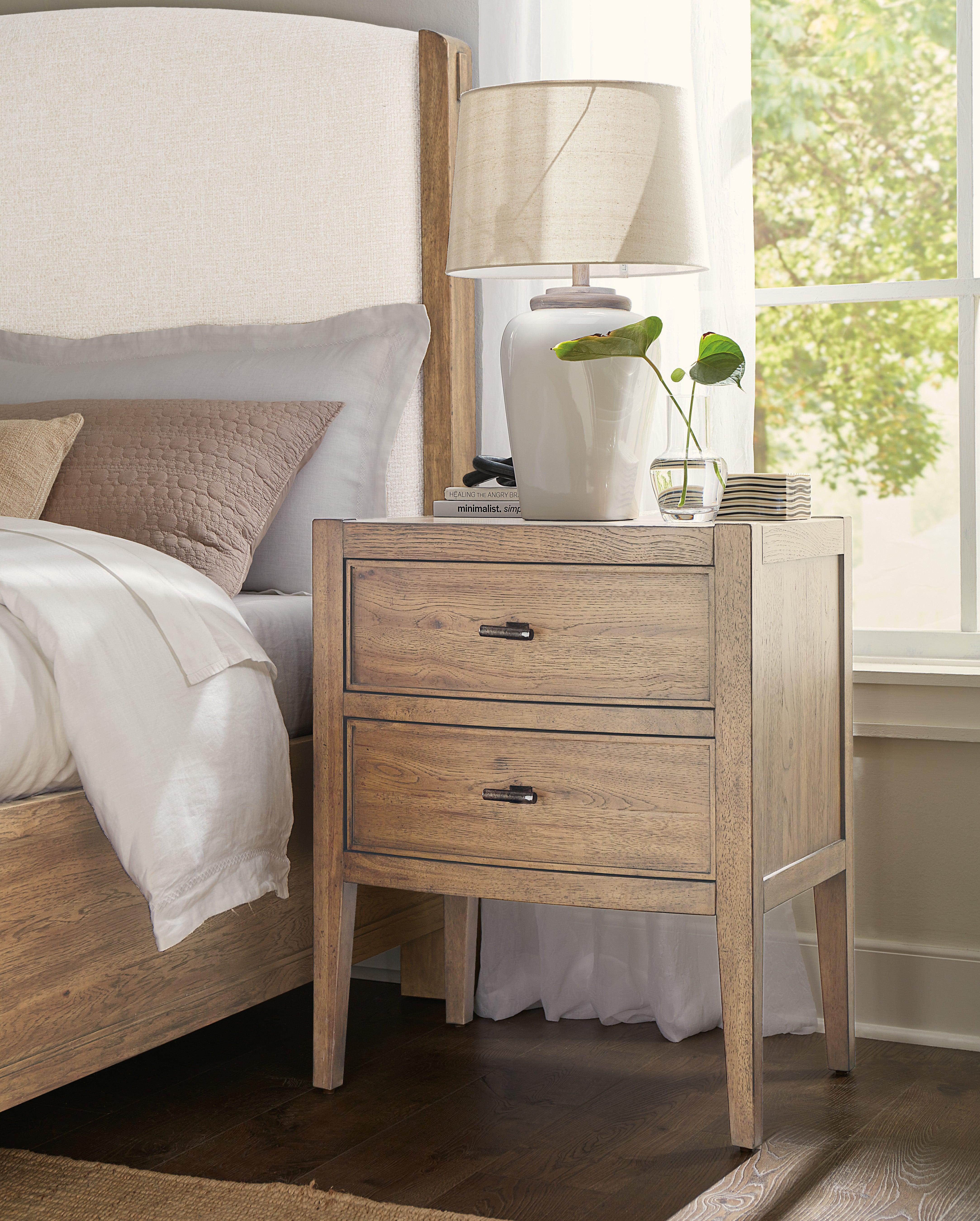 Vineyard Row Two Drawer Nightstand - Image 2