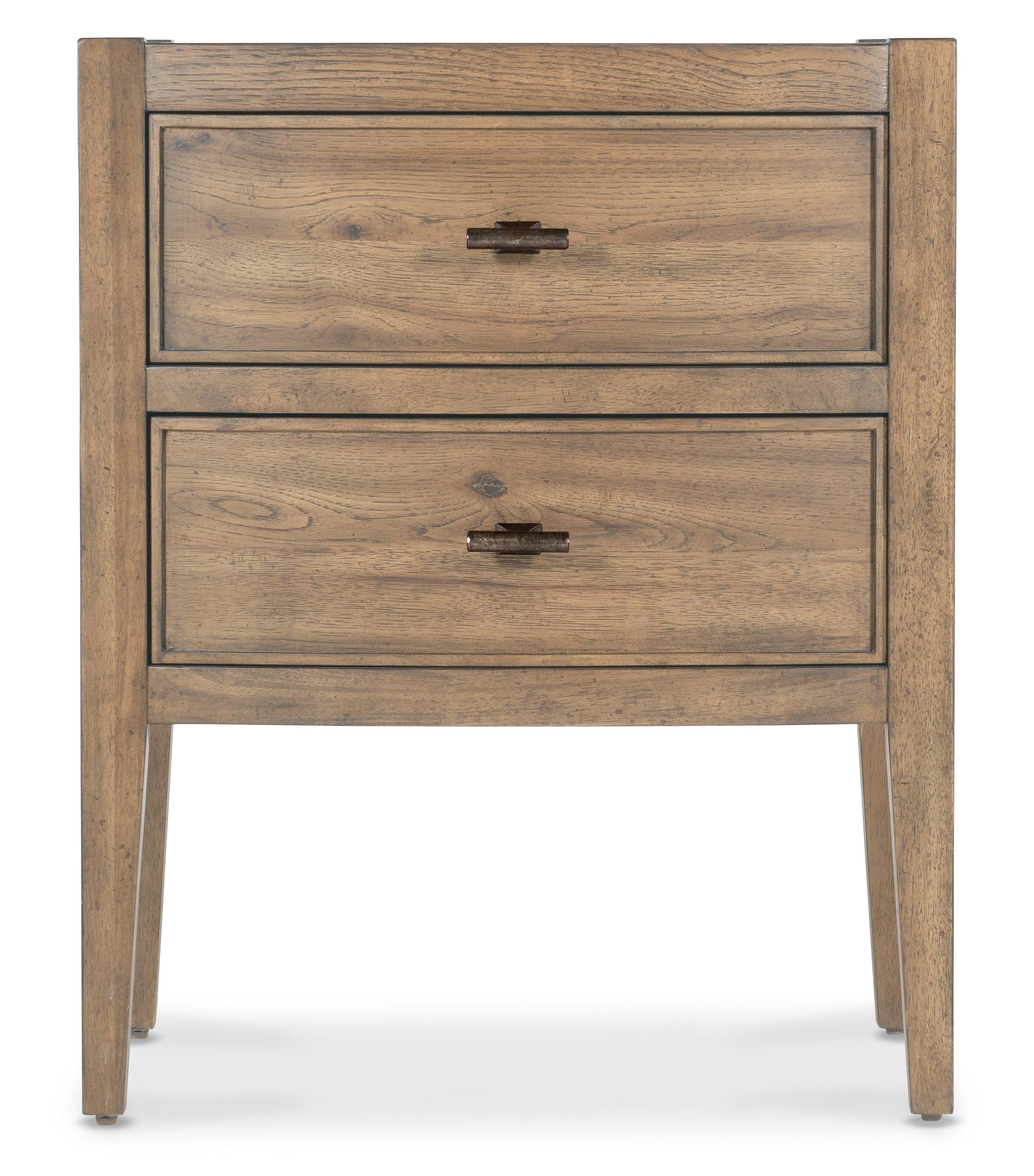 Vineyard Row Two Drawer Nightstand - Image 4