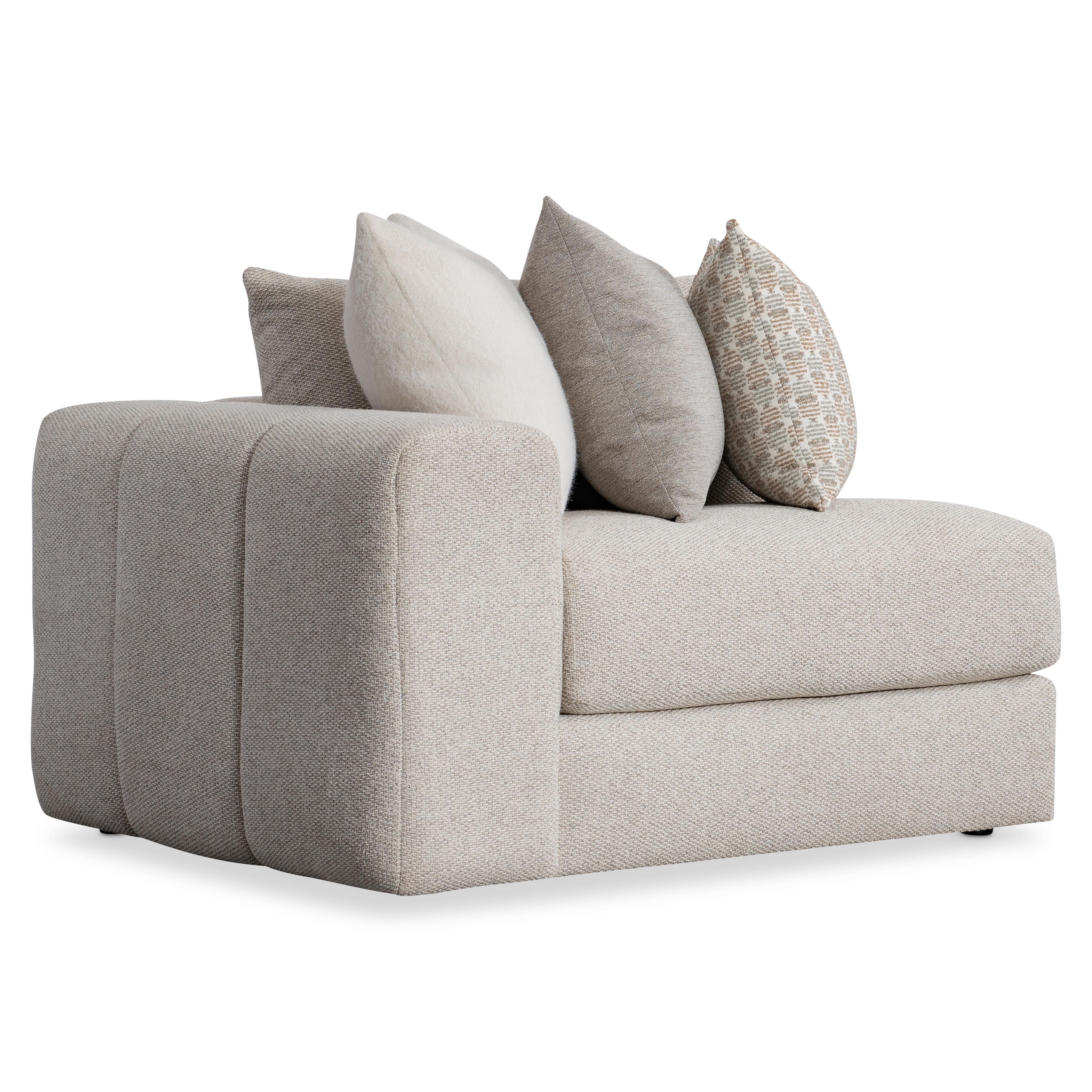Vista Fabric Left Arm Chair - Set of 2