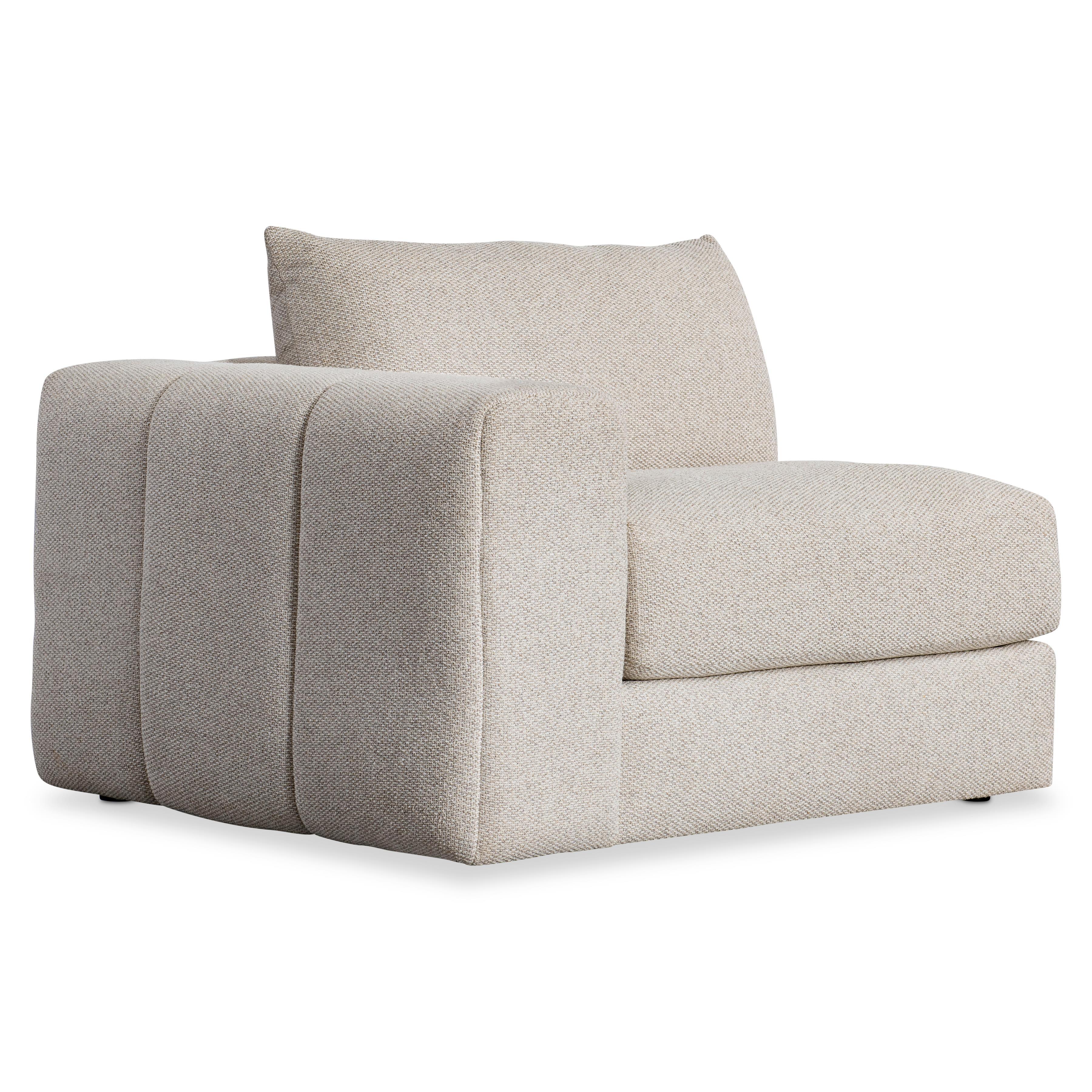 Vista Fabric Left Arm Chair - Set of 2 - Image 4