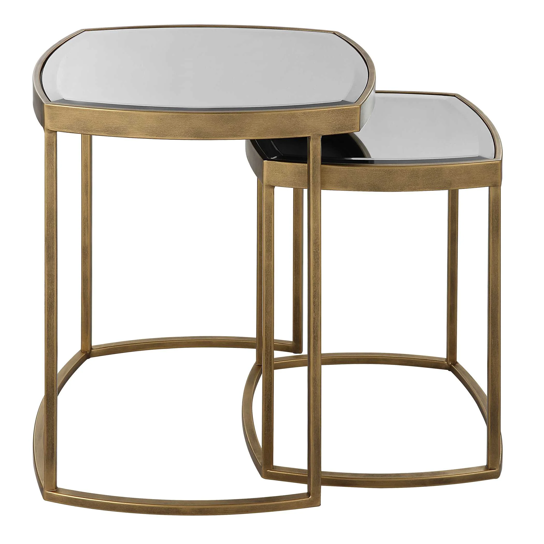Vista Gold Nesting Tables Set Of 2 - Image 5