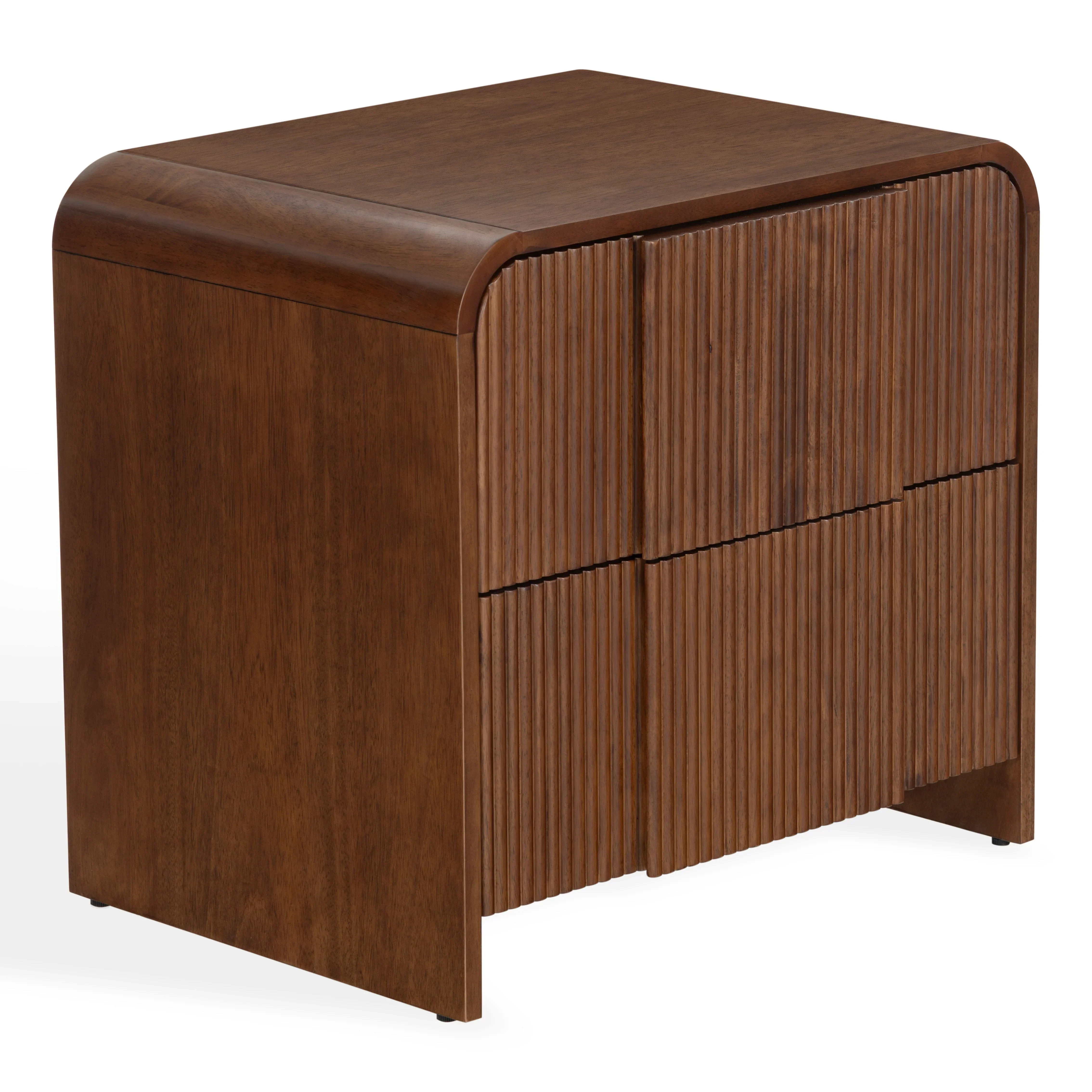 Vitale Reeded Wood Nightstand - Image 17